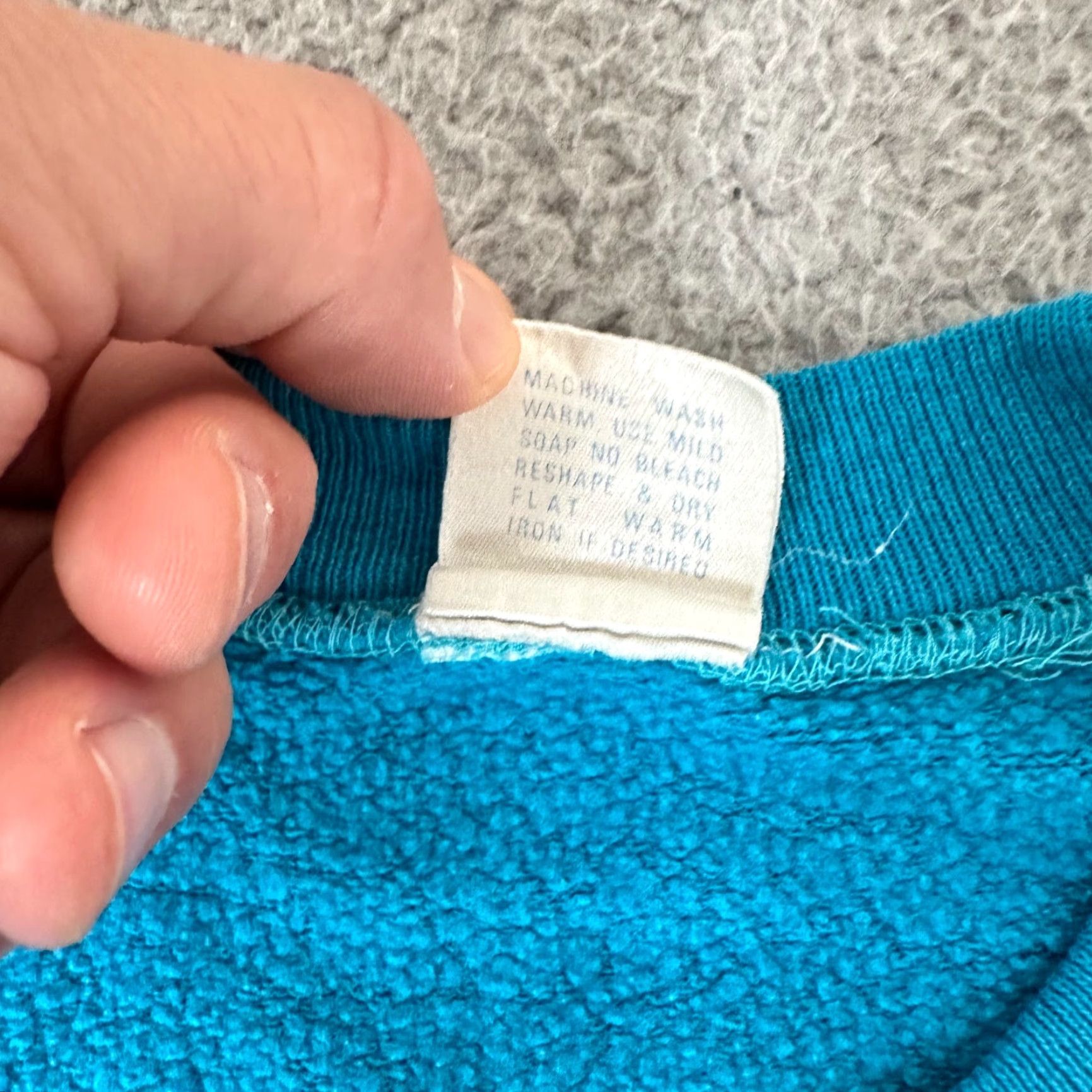Vintage VINTAGE Seaspray Sweatshirt Mens Medium Blue Teddy Bear 90s Crew Neck Fleece Pullover Sweater Regular Size M - Blue Bear 90s Mens Size US M / EU 48-50 / 2 - 7 Thumbnail