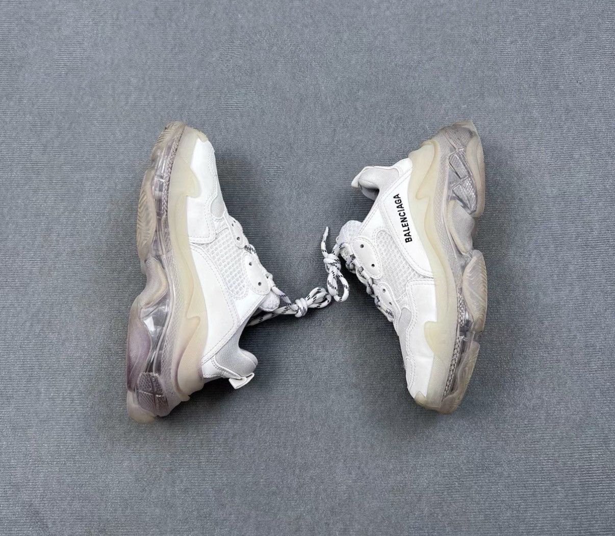 Balenciaga Balenciaga Triple S White Cushion Dad Sneakers Size US 6 / IT 36 - 3 Thumbnail