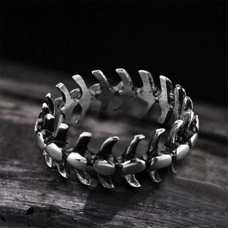 Jewelry Retro Punk Gothic Style Ring Size ONE SIZE - 2 Thumbnail