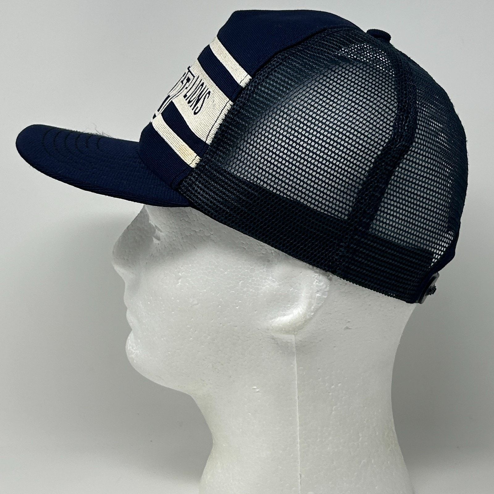 Vintage Vintage 80s Penn State Nittany Lions Trucker Hat Cap Blue Size ONE SIZE - 6 Thumbnail