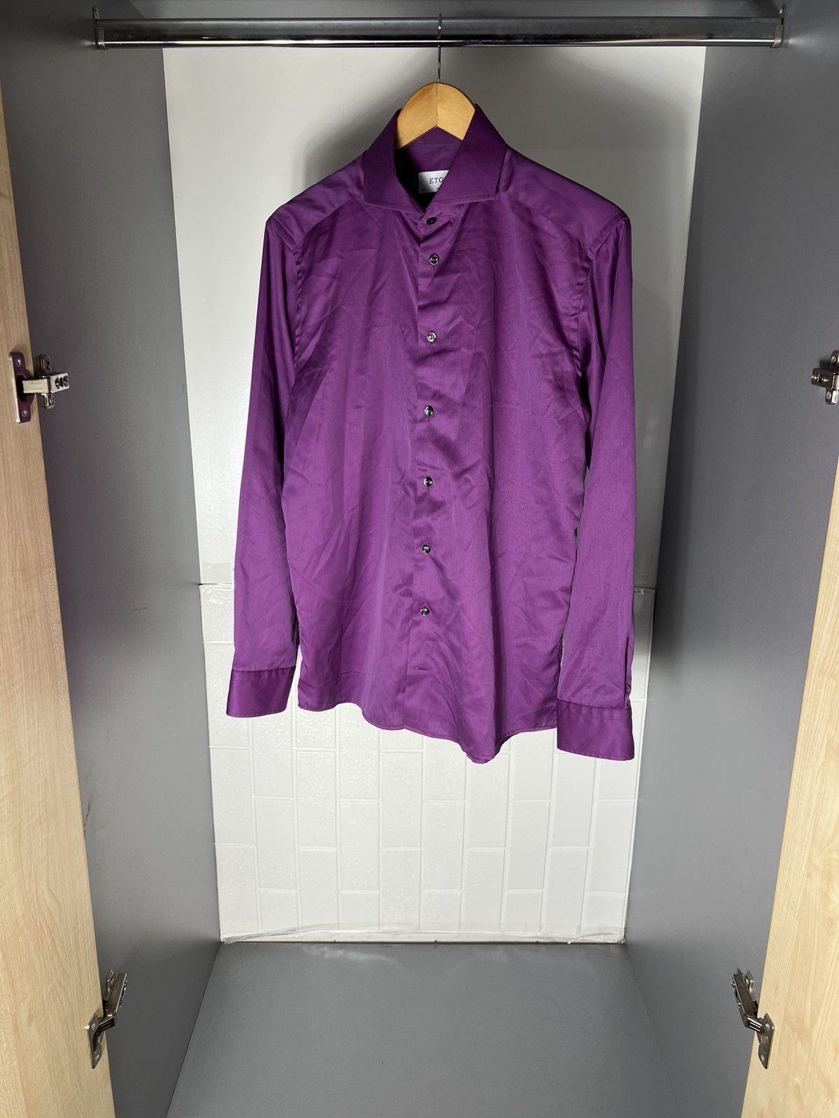 Eton VINTAGE ETON CLASSIC SHIRT ITALIAN DESIGNER CASUAL DELUX Y2K Size US M / EU 48-50 / 2 - 6 Thumbnail