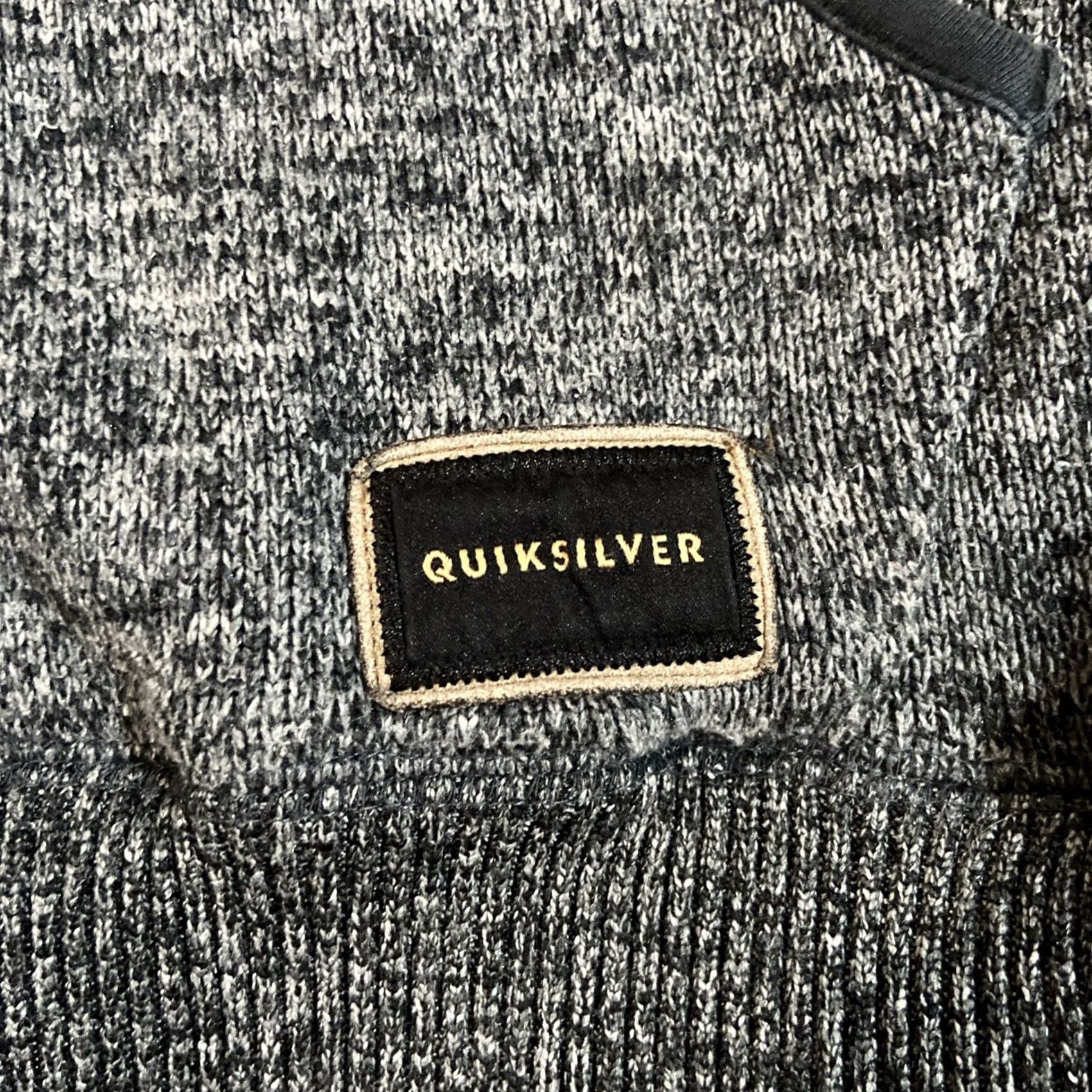 Quiksilver Quiksilver Pullover Hoodie Men’s Size L Gray Heavyweight Sweatshirt Long Sleeve Hooded Pockets Size US L / EU 52-54 / 3 - 6 Thumbnail