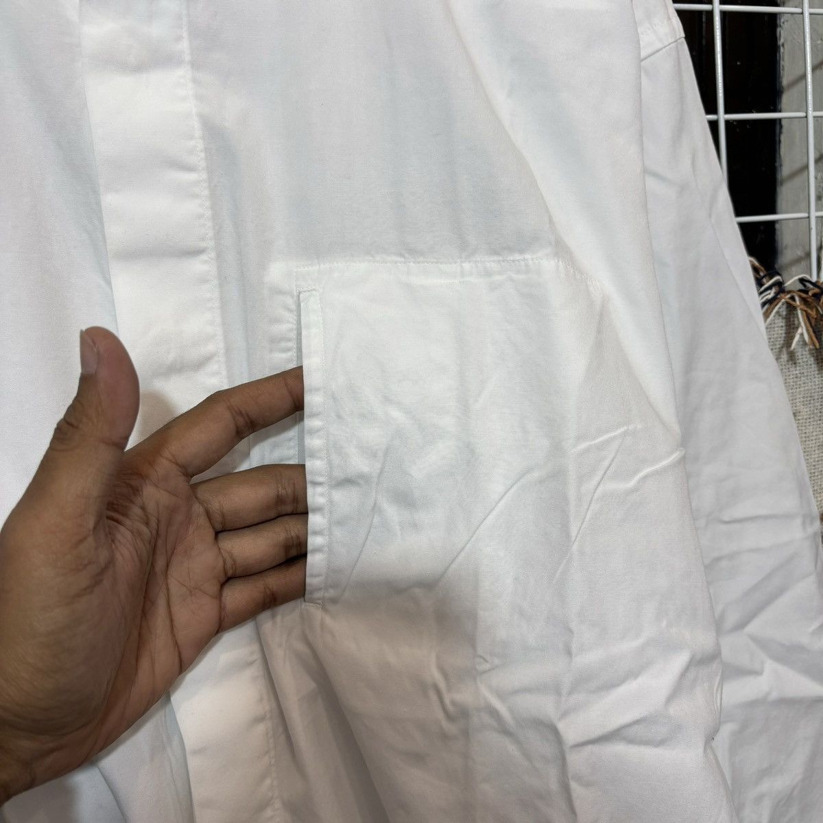 Designer × Issey Miyake Issey miyake white shirt Size US L / EU 52-54 / 3 - 6 Thumbnail
