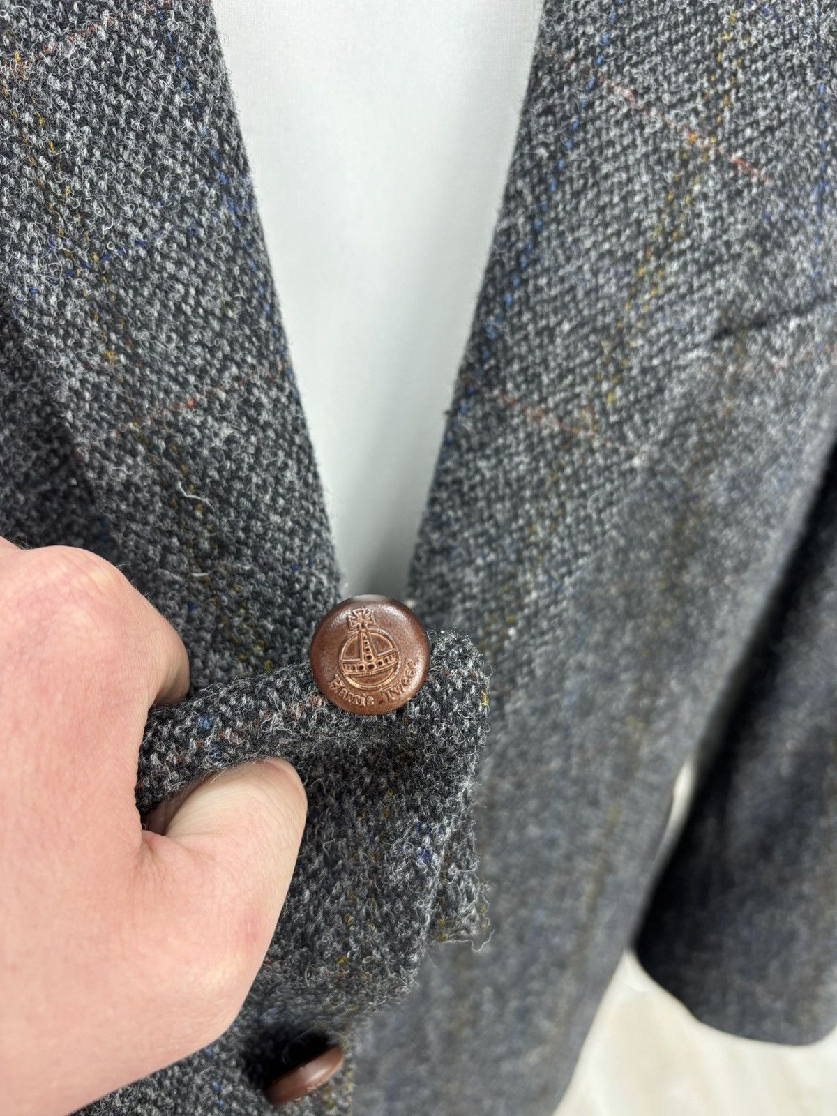 Harris Tweed Mens blazer Harris Tweed Size 44S Color Gray Size 44S - 10 Thumbnail