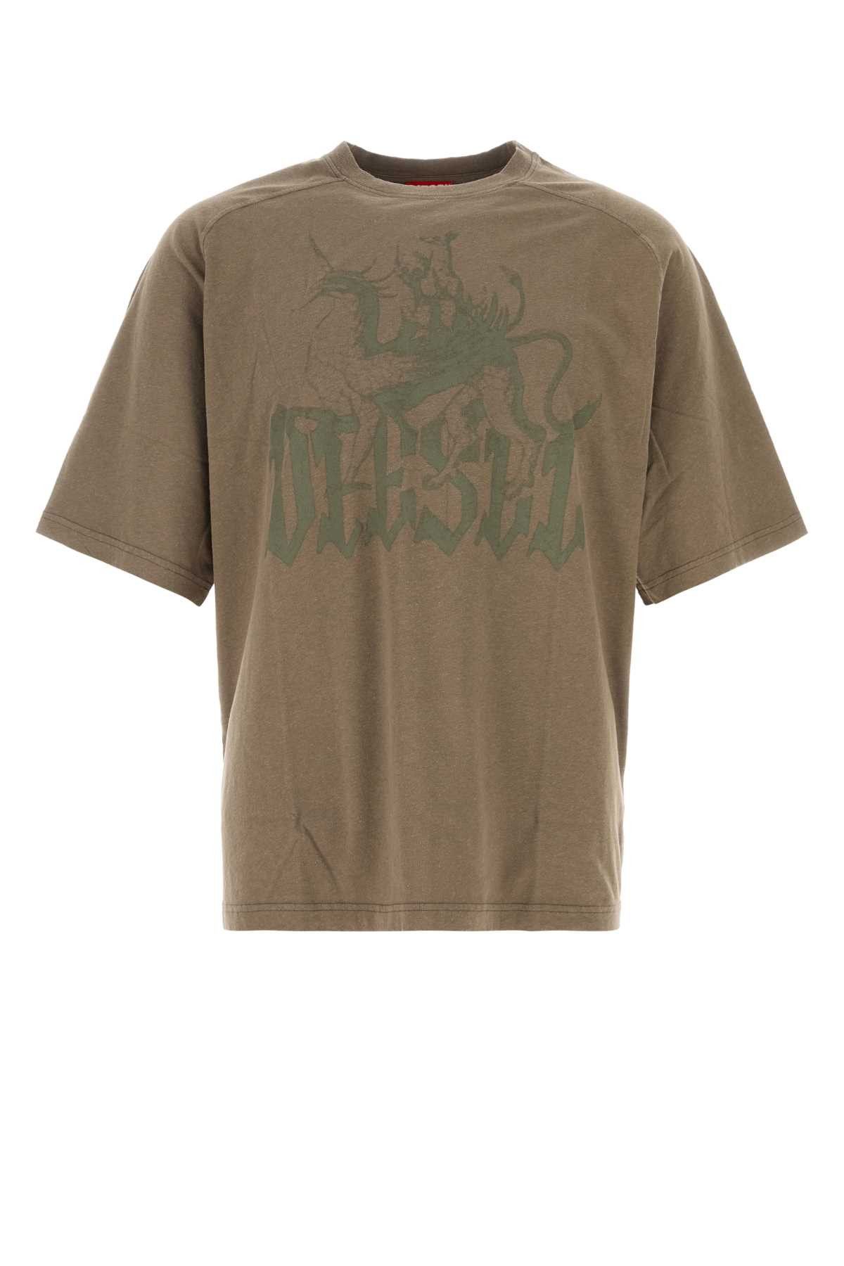 Diesel Mud Cotton Blend T-Jussi T-Shirt Size US XL / EU 56 / 4 - 1 Thumbnail