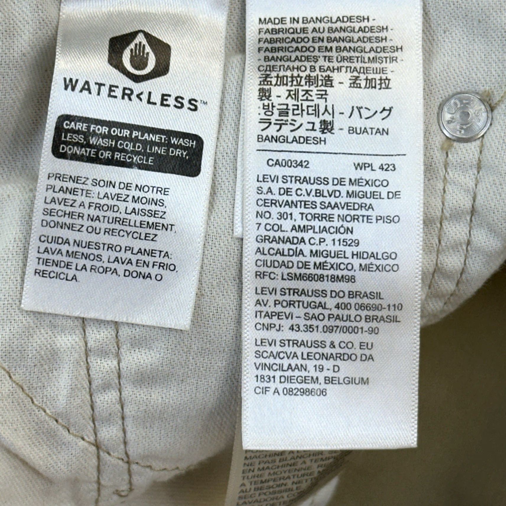 Levi's VINTAGE Levis 511 Pants Mens 30x32 30x31 Beige Slim Fit All Season Tech Stretch Casual Size US 30 / EU 46 - 7 Thumbnail