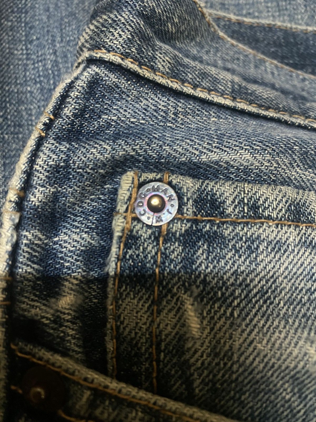 Comme des Garcons JUNYA WATANABE COMME des GARÇONS MAN Denim Biker Pants Size US 33 - 10 Thumbnail