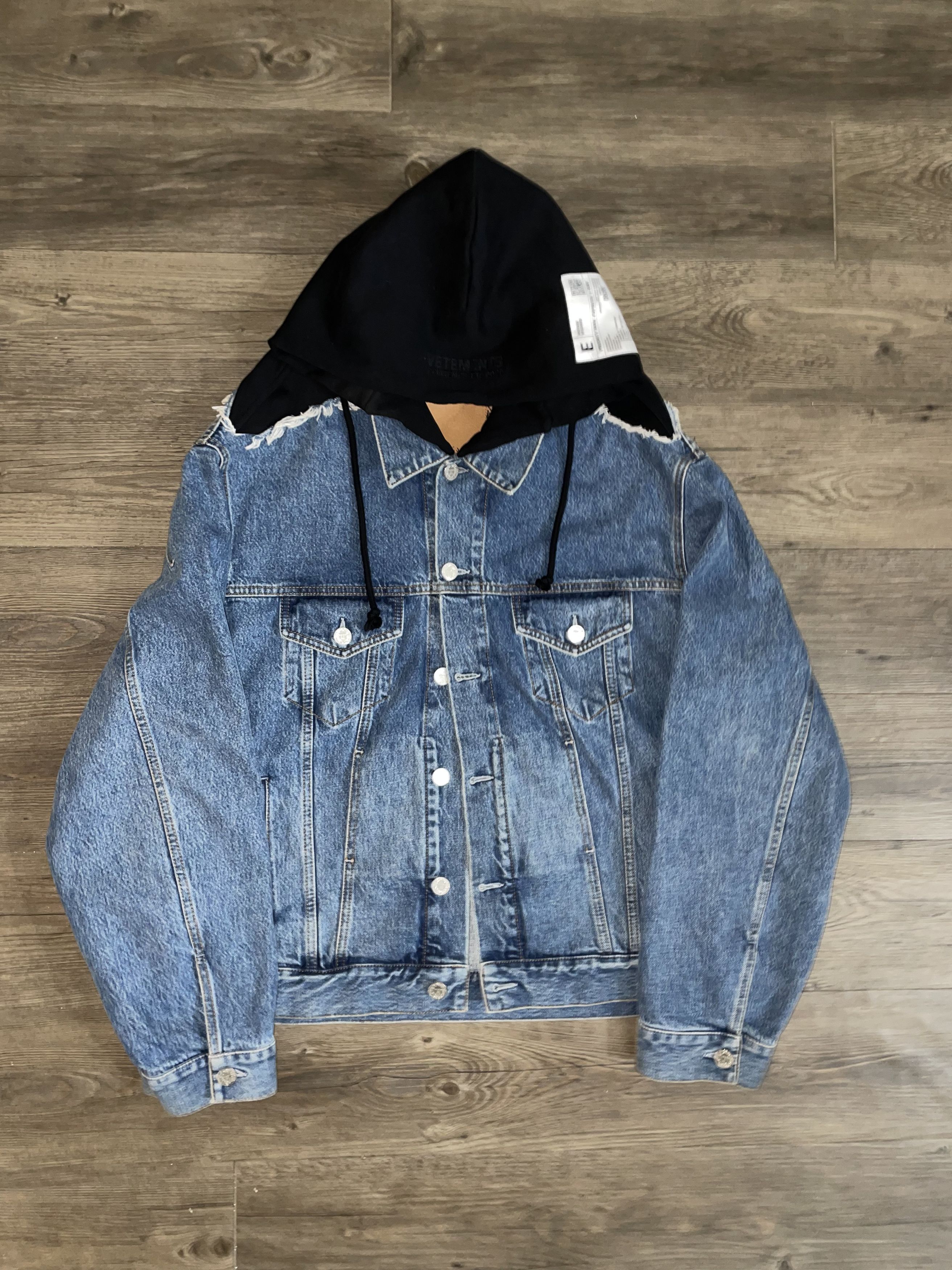 Vetements Vetements Gothic Embroidery Denim Jacket | Grailed