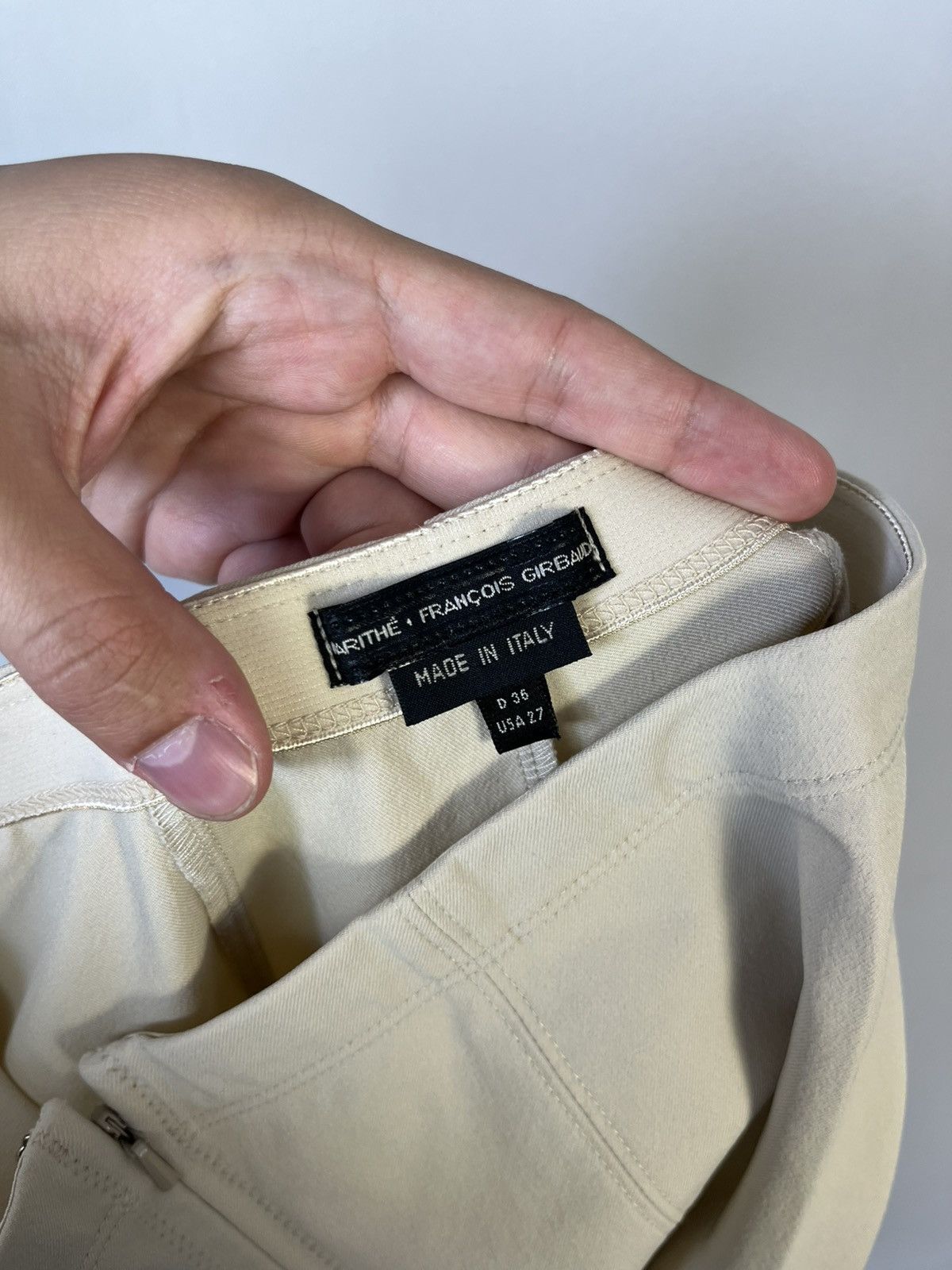 Marithe + Francois Girbaud Marithe + Francois Girbaud Luxury Nylon Pants Trousers Size 28" / US 6 / IT 42 - 5 Thumbnail
