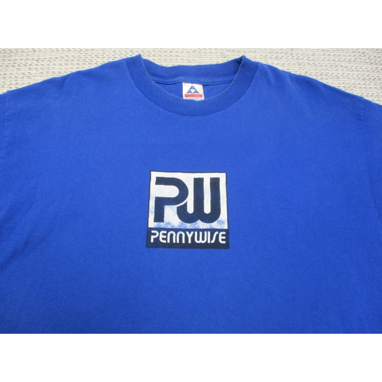 Vintage VINTAGE Alstyle Pennywise Shirt Mens XL Blue Short Sleeve Punk Rock Band Music Y2K Size US XL / EU 56 / 4 - 4 Thumbnail