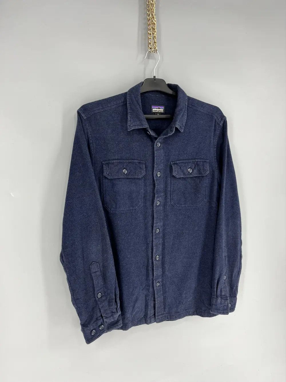 Patagonia Patagonia Men's Long-Sleeved Fjord Flannel Shirt Blue Size S Size US S / EU 44-46 / 1 - 2 Thumbnail