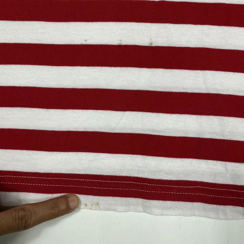 Valentino VINTAGE 90's VALENTINO STUDIO STRIPED TEE Size US L / EU 52-54 / 3 - 5 Thumbnail