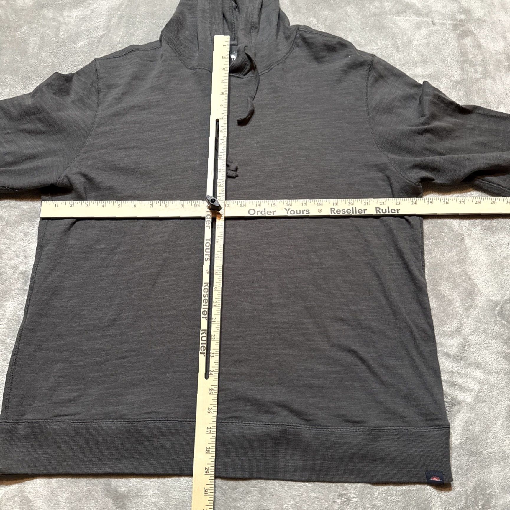 Faherty Faherty Hoodie Mens 2XL Gray Pullover Hooded Sweatshirt Organic Cotton Peru Size US XXL / EU 58 / 5 - 5 Thumbnail