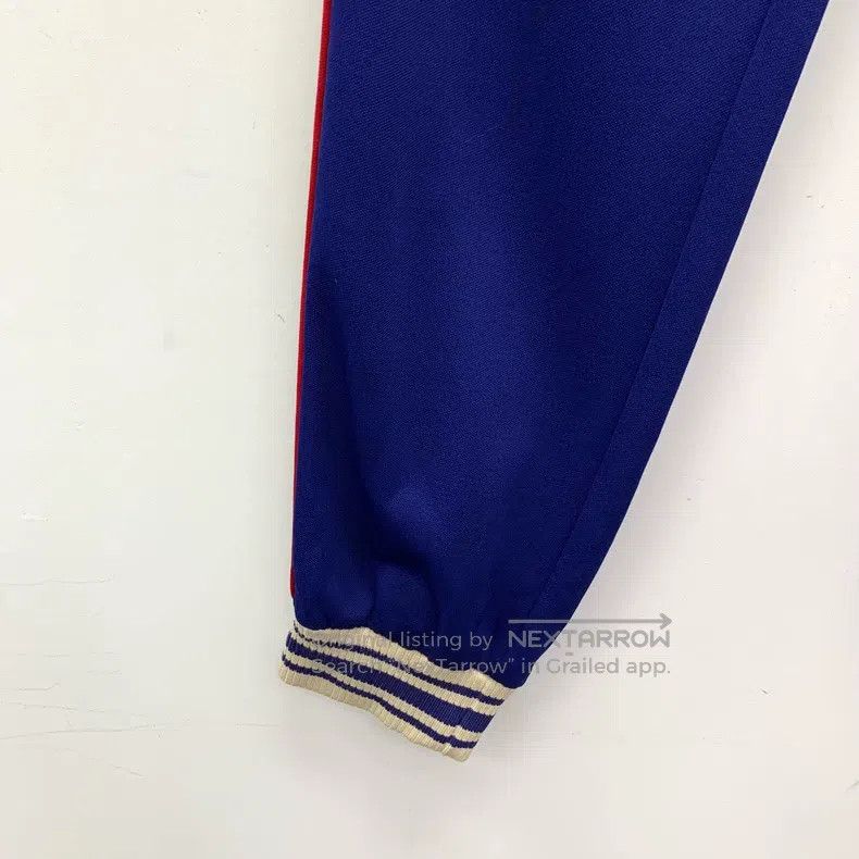 Gucci Gucci SizeS Dark blue side stripe logo embroidered cotton l Size US 29 - 5 Thumbnail