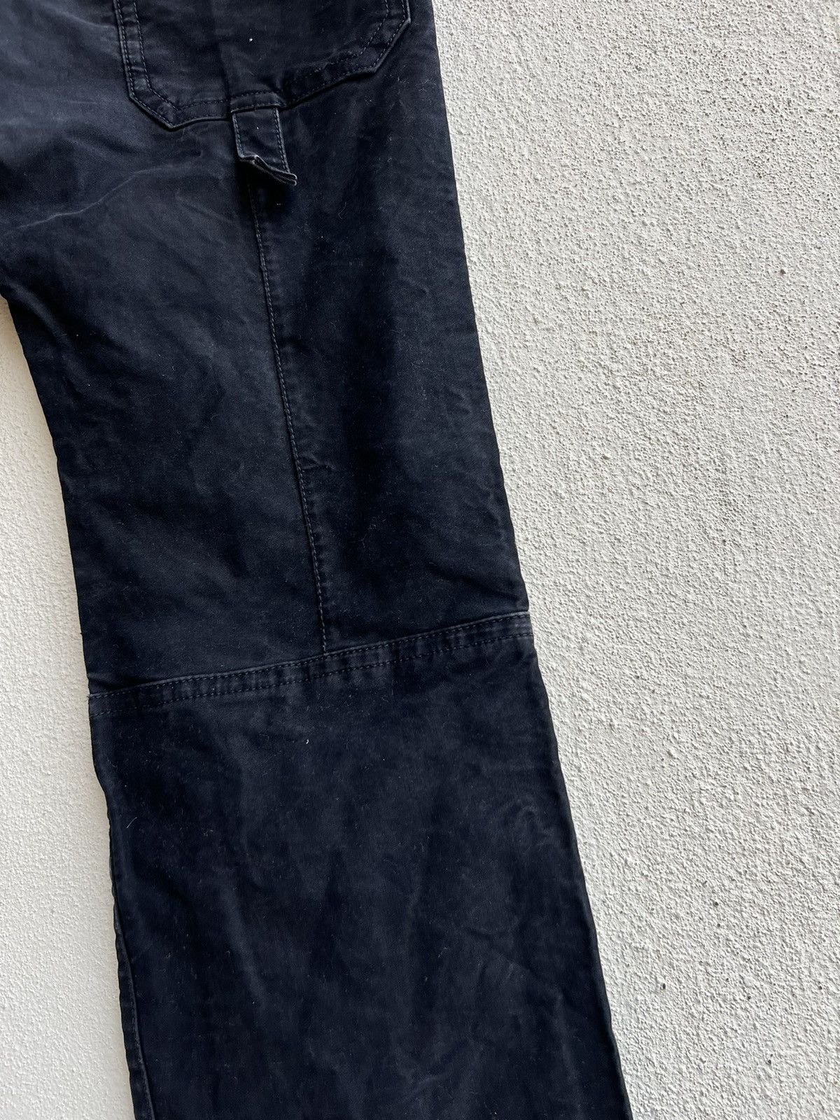 Shellac KENJI ITO Multi Pocket Fade Black Moleskin Cotton Pant Size US 31 - 19 Thumbnail