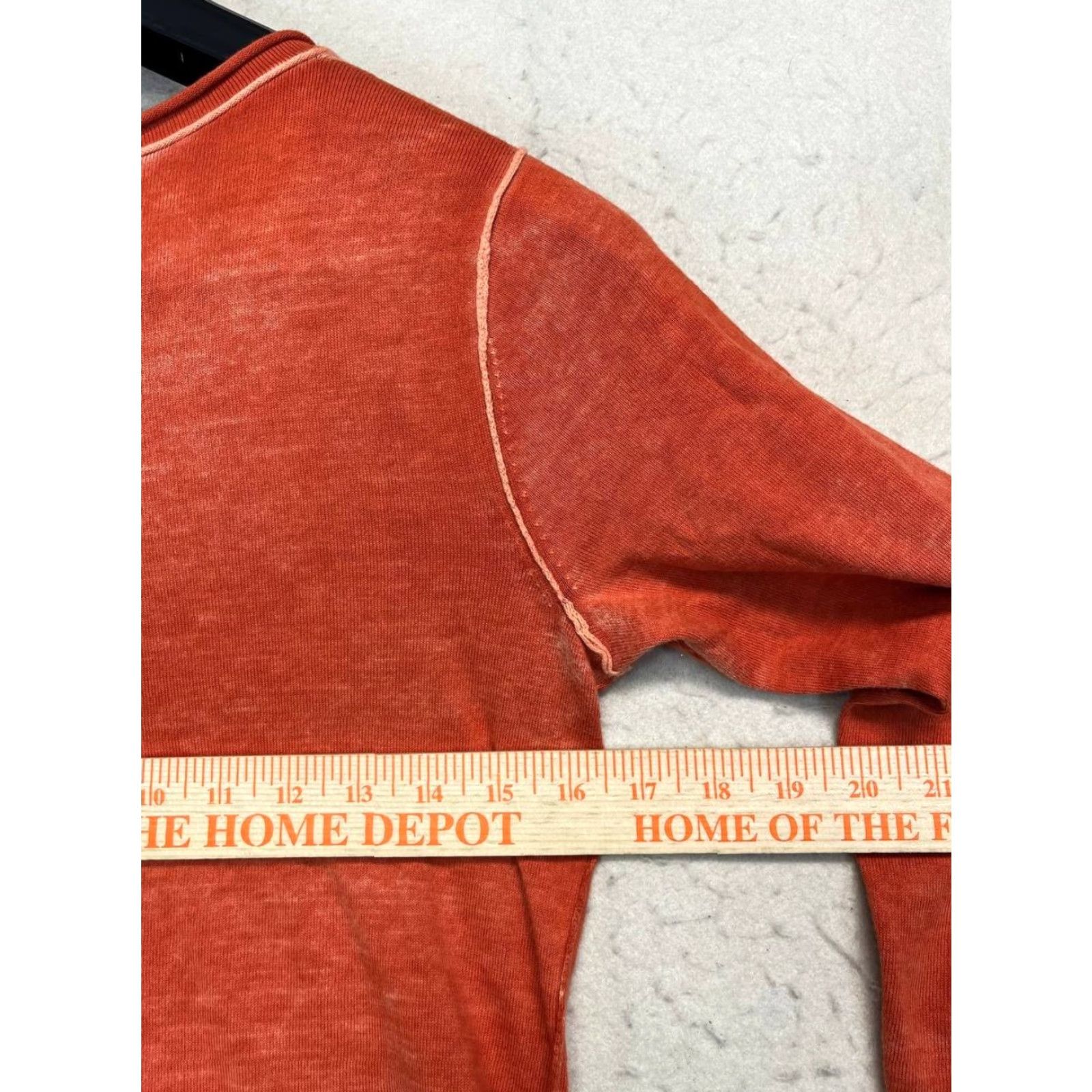 Tommy Bahama Tommy Bahama Relax Shirt Women XS Orange Long Sleeve Crew Neck 100% Cotton Size XS / US 0-2 / IT 36-38 - 3 Thumbnail