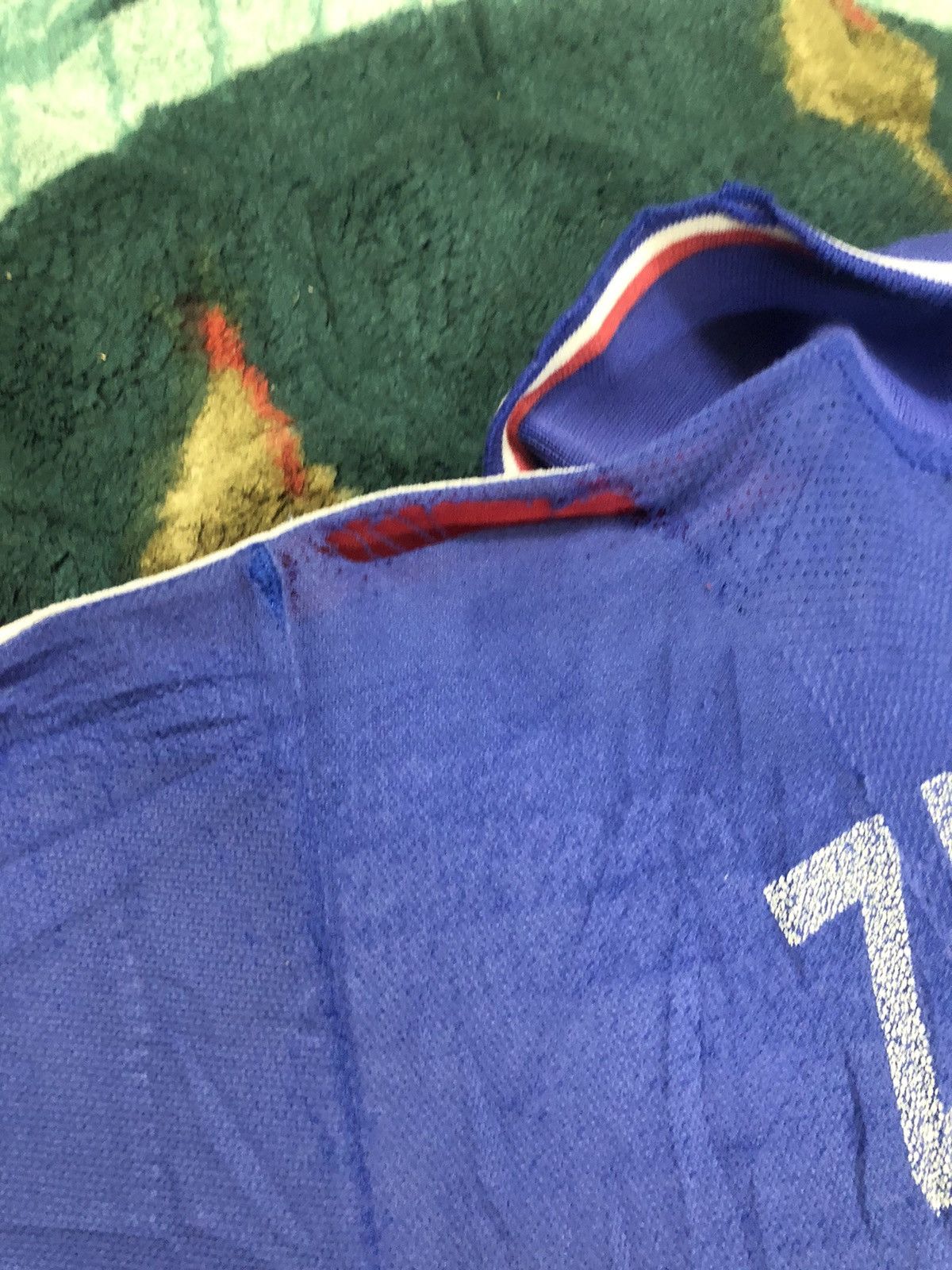 Adidas HOME FRANCE JERSEY ZIDANE NO 10 SIZE L 1999-2002 Size US L / EU 52-54 / 3 - 20 Thumbnail