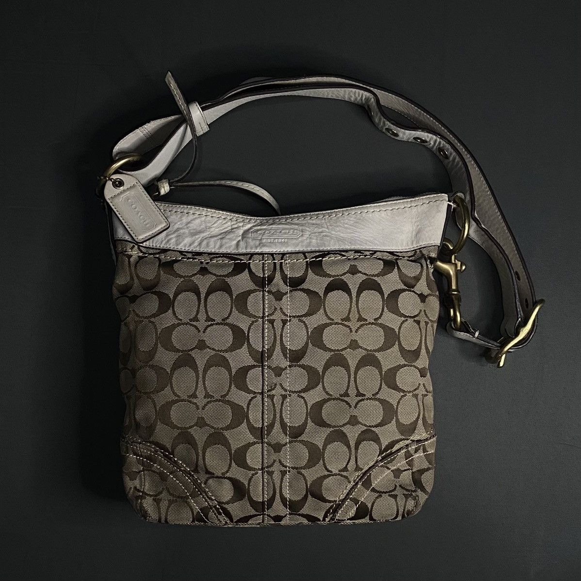 Coach Vintage Coach Signature Canvas Two Way Bag Size ONE SIZE - 1 Thumbnail