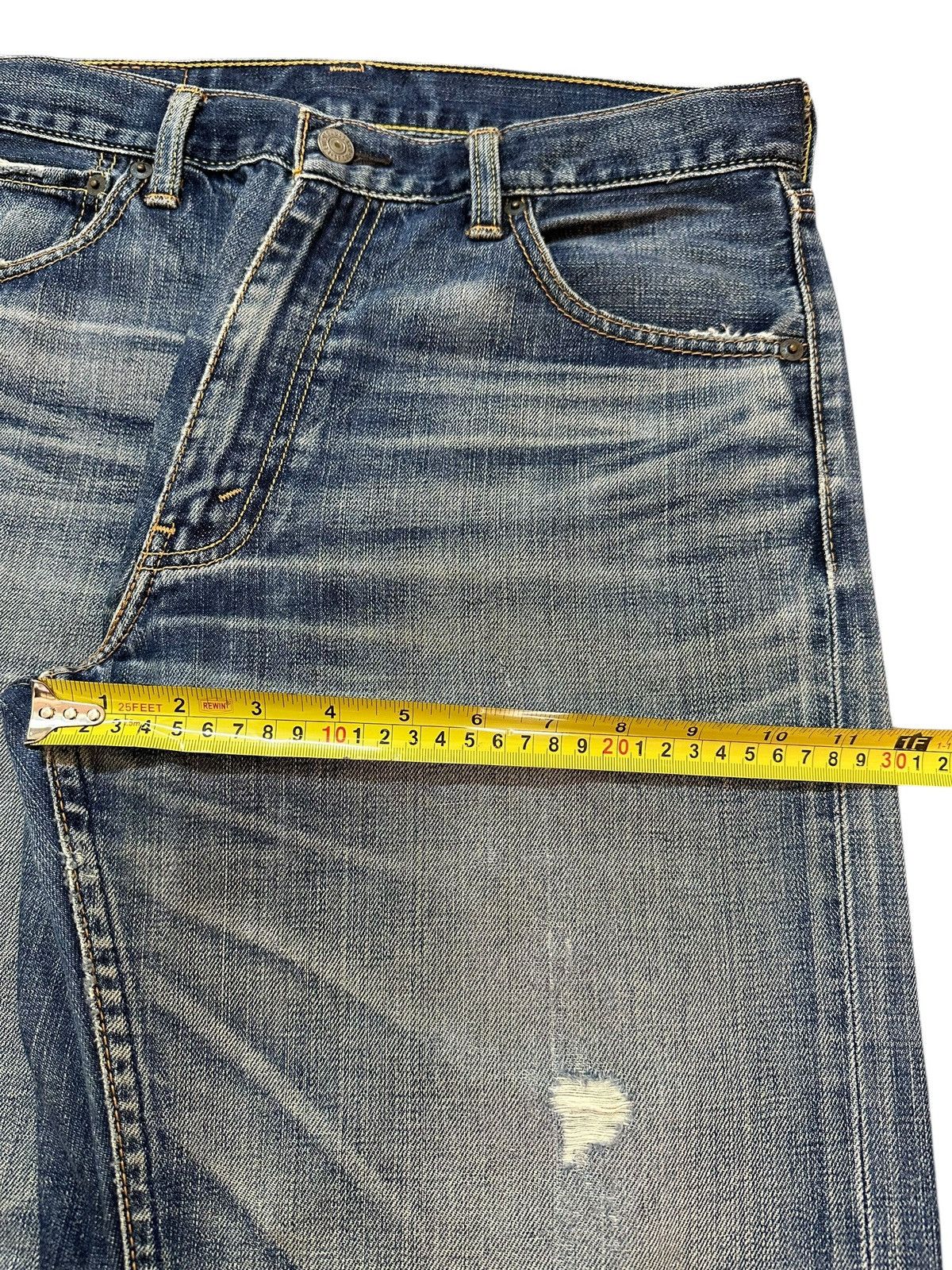 Levi's Vintage 90s Levis 703 Faded Wash Distress Baggy Jeans Size US 32 / EU 48 - 15 Thumbnail
