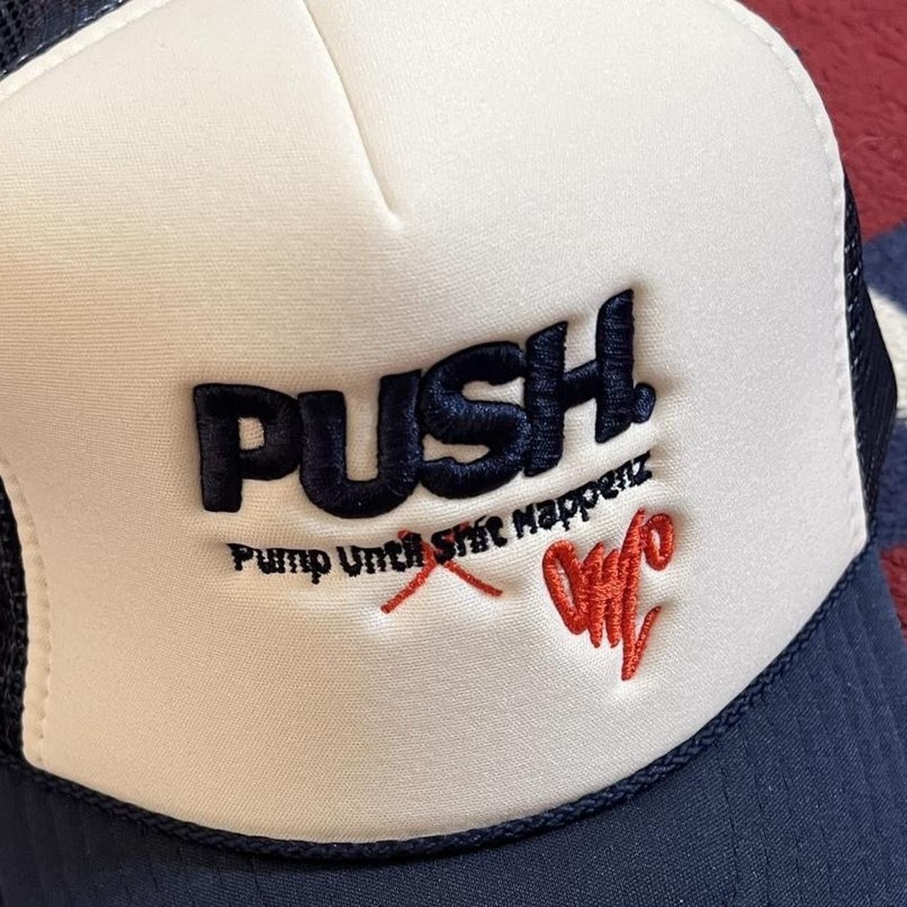 Other PUSH pump until sh*t happenz Nissin Cap navy white Trucker Size ONE SIZE - 2 Thumbnail