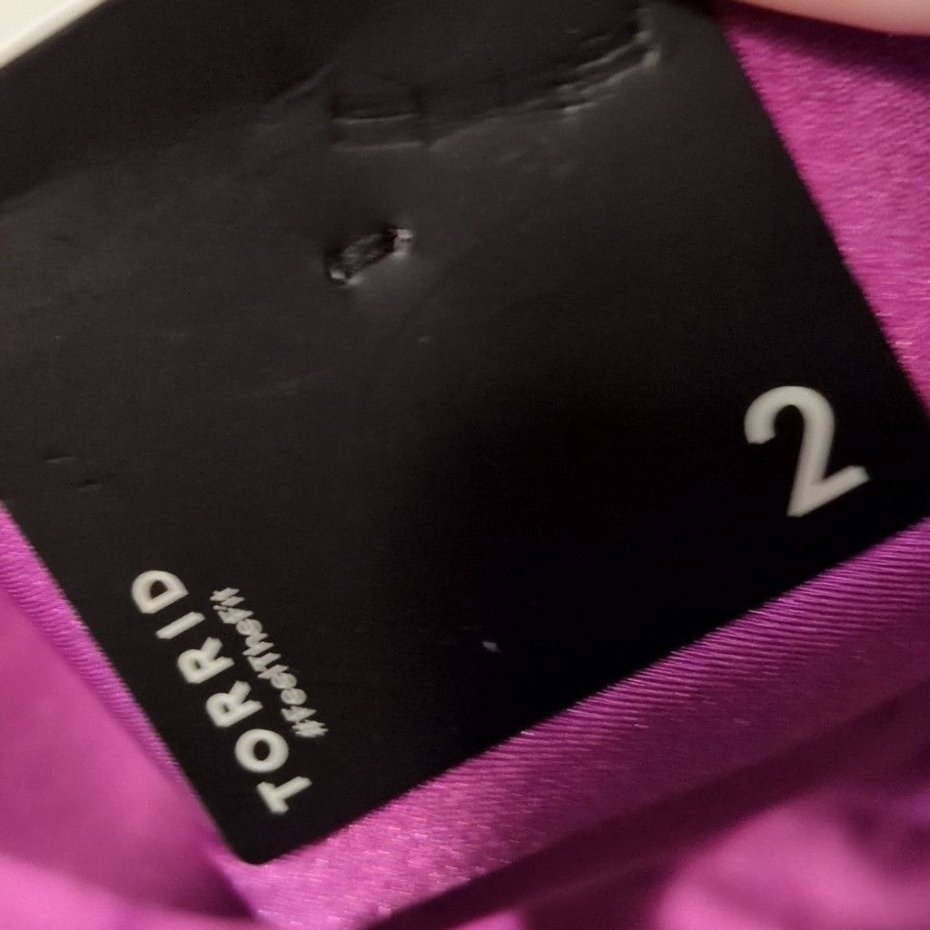 Torrid Torrid Purple 4L Liquid Willowherb Crop Leggings Size 2X Size 34" / US 12 / IT 48 - 6 Thumbnail