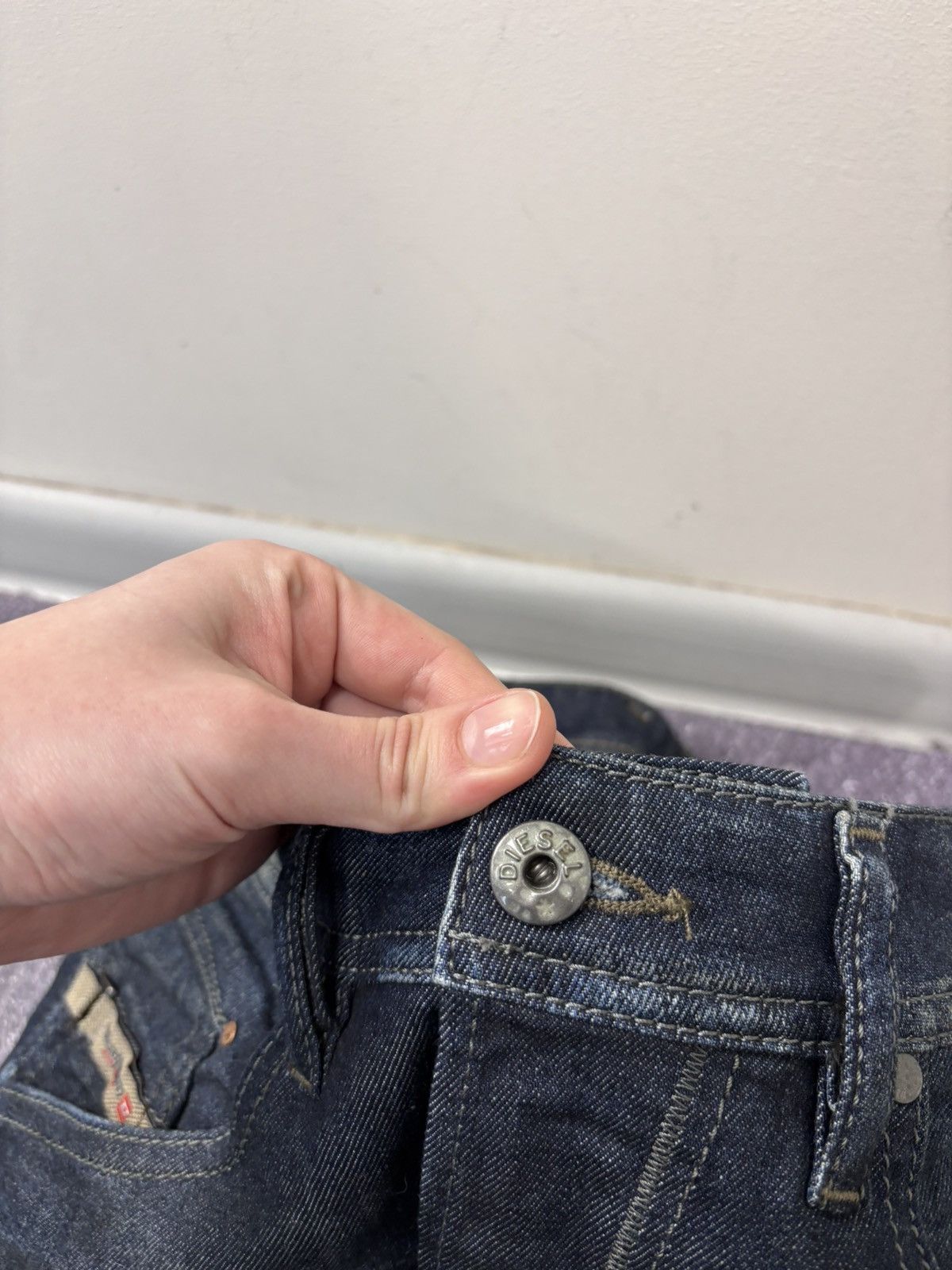 Diesel Diesel Belther NWT Men’s Regular Slim Tapered Denim Jeans Size US 27 - 7 Thumbnail