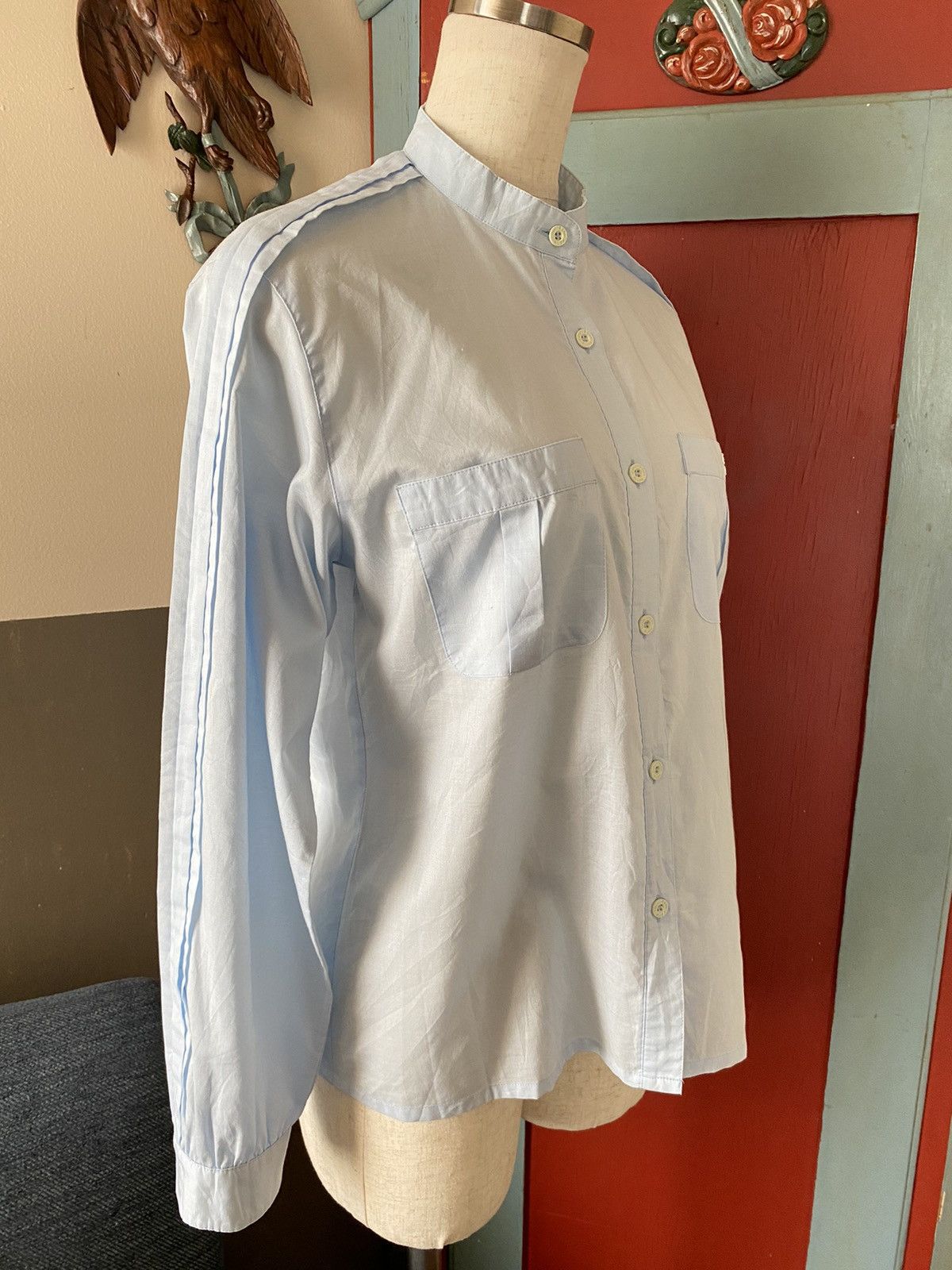 Courreges Courrèges Sky Blue Shirts Size L / US 10 / IT 46 - 9 Thumbnail