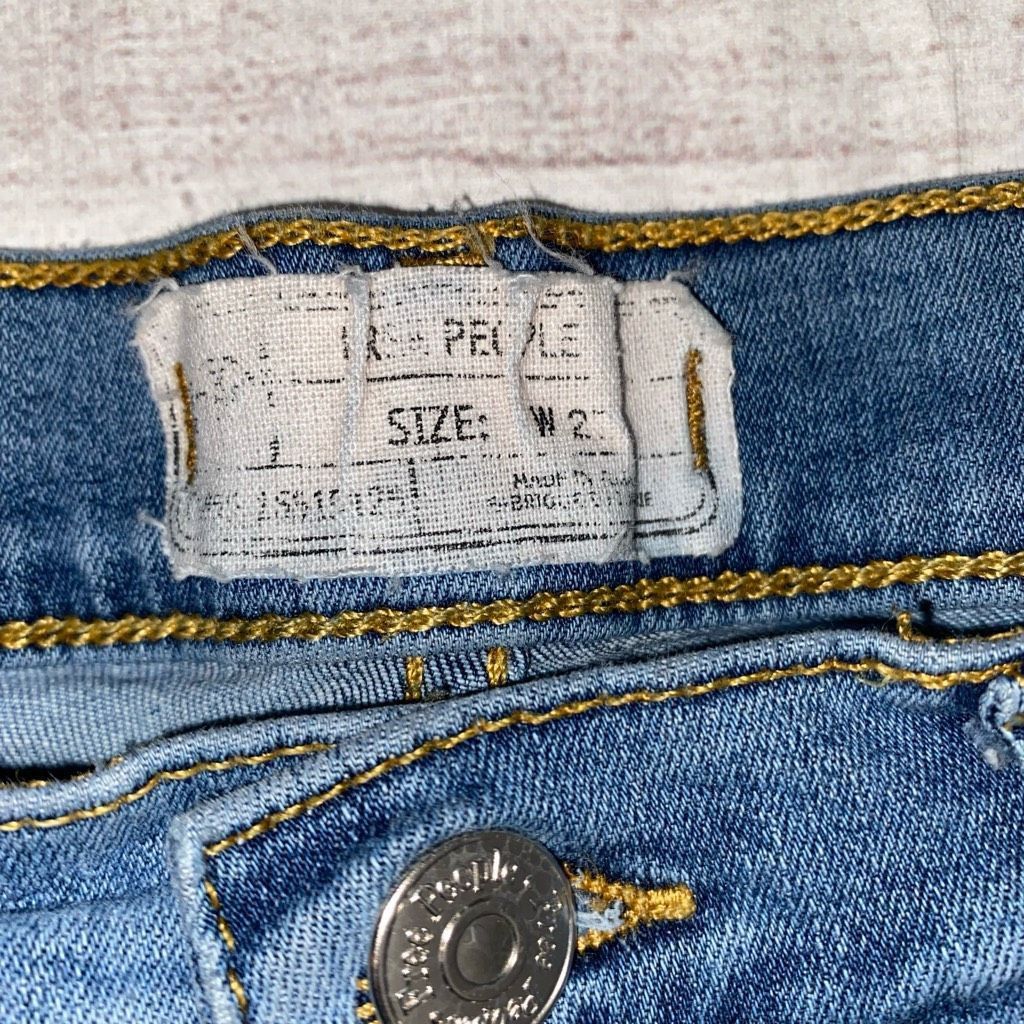 Free People Free people ripped jeans blue women sz 27 waist Size 27" / US 4 / IT 40 - 6 Thumbnail