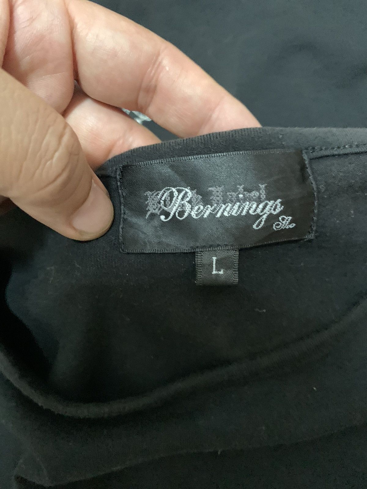 Hysteric Glamour Japanese Brand Bernings The Black Label poem Faded Size US L / EU 52-54 / 3 - 13 Thumbnail