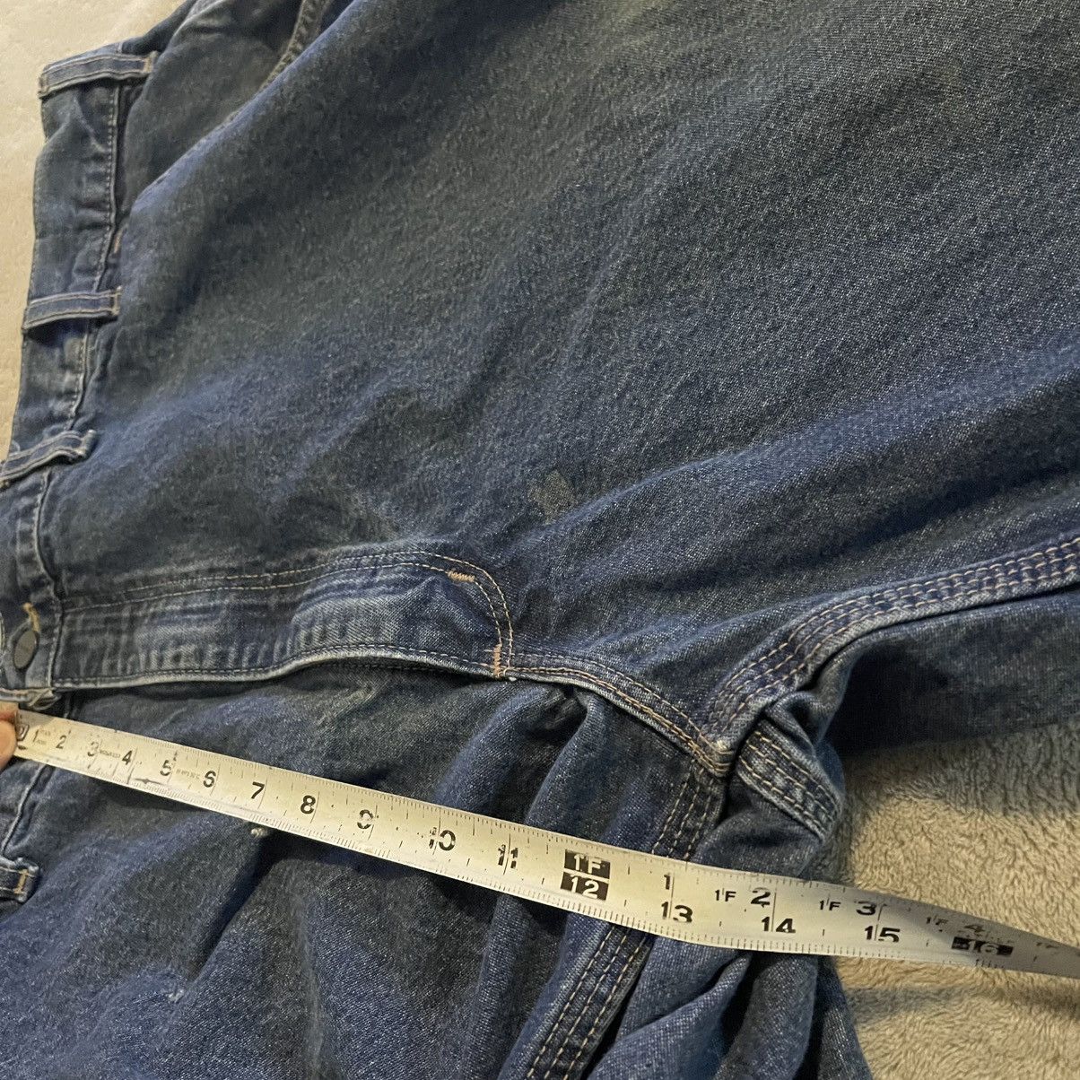 Carhartt Vintage 90s Carhartt Flame Resistant Jeans Mens 46x32 FR Size US 44 / EU 60 - 8 Thumbnail