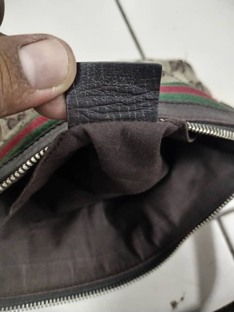Gucci × Vintage Final Drop🔥Vtg Gucci Sherry Line GG Pattern Mini Hand Bag Size ONE SIZE - 11 Thumbnail