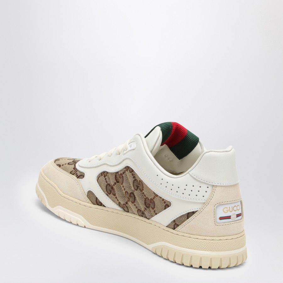 Gucci o1d2blof0824 Leather Re-Web Sneaker in Multicolor Size US 8.5 / IT 38.5 - 4 Thumbnail