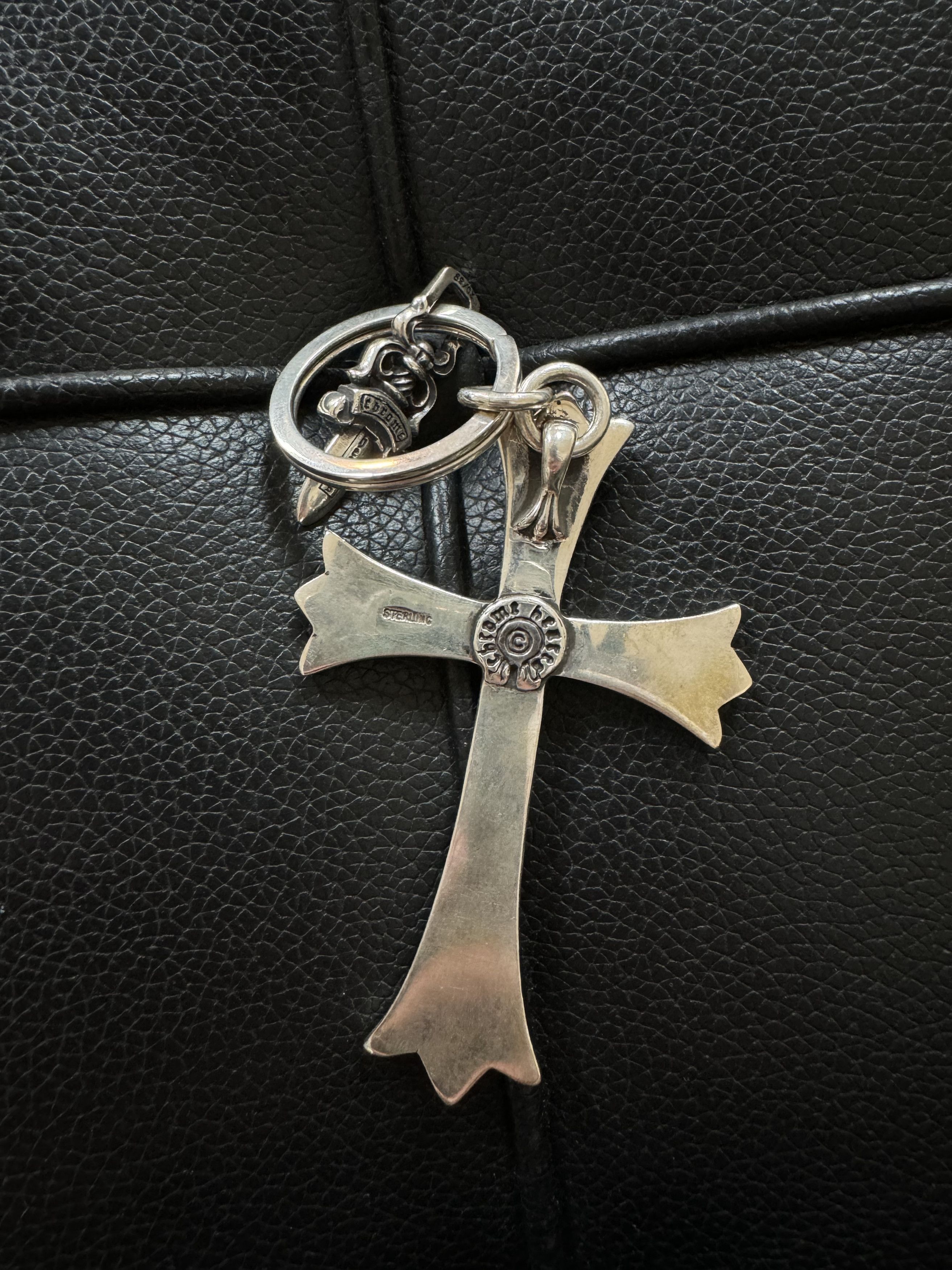 Chrome Hearts Chrome Hearts Cross Keychain With Dagger Size ONE SIZE - 5 Thumbnail
