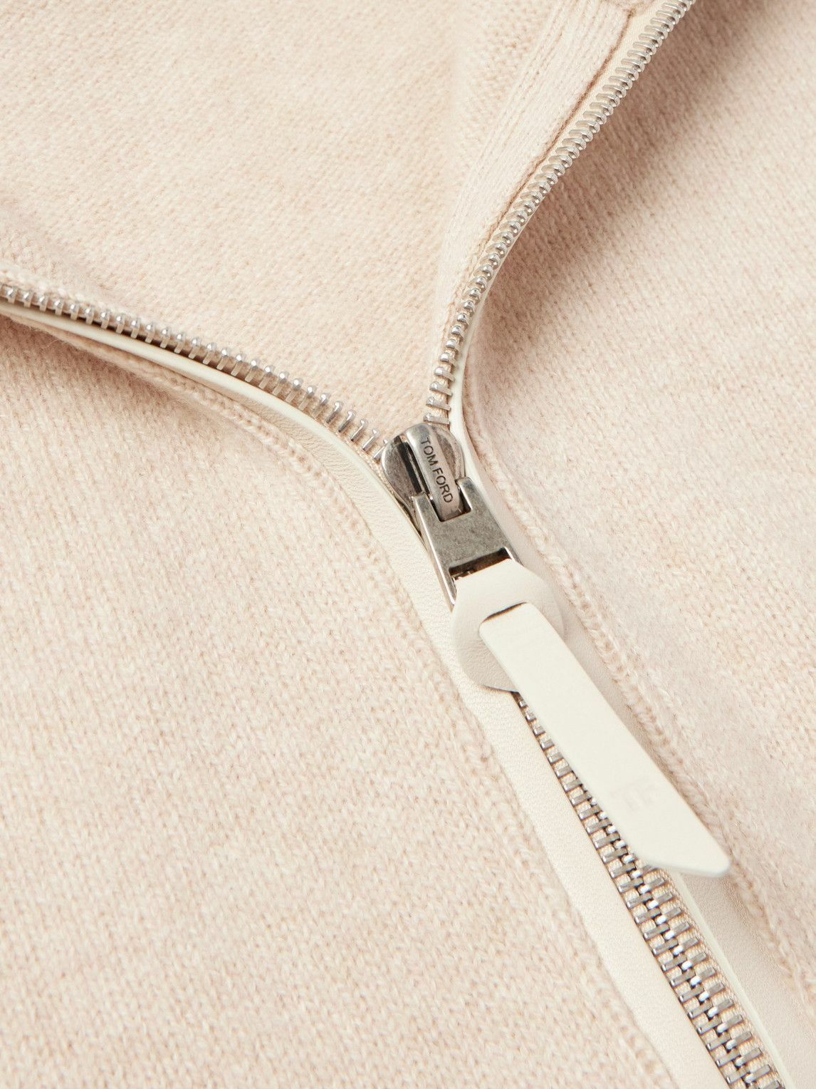 Tom Ford o1w1db10525 KFL004 Half-Zip Sweater in Beige Size US M / EU 48-50 / 2 - 5 Thumbnail