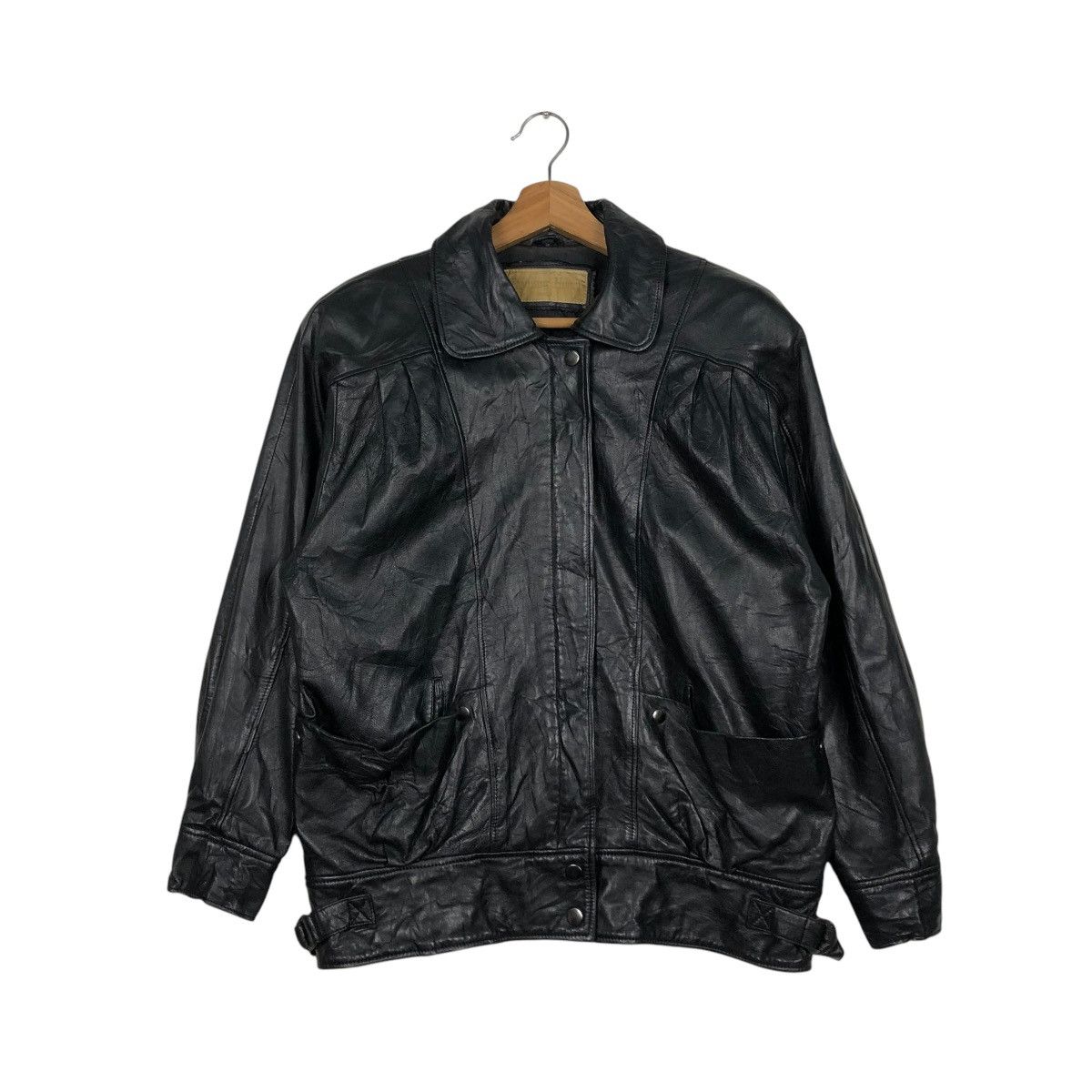 Japanese Brand 🔥VINTAGE BIKER LEATHER JACKET SHYNING HEART ISSEY MIYAKE Size US M / EU 48-50 / 2 - 3 Thumbnail