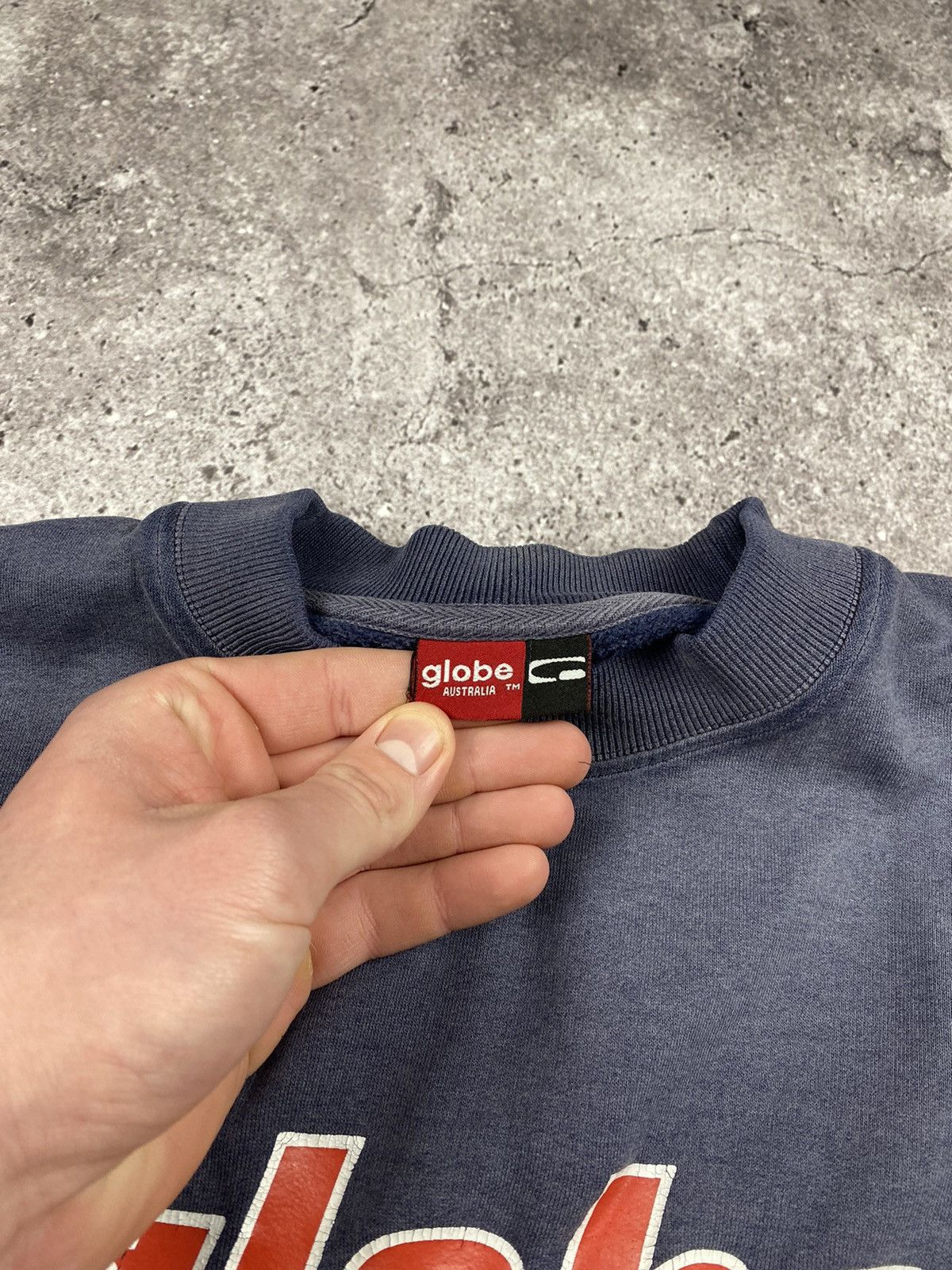 Globe × Vintage Vintage Globe Skateboarding Denim Oversized Sweatshirt Size US M / EU 48-50 / 2 - 4 Thumbnail