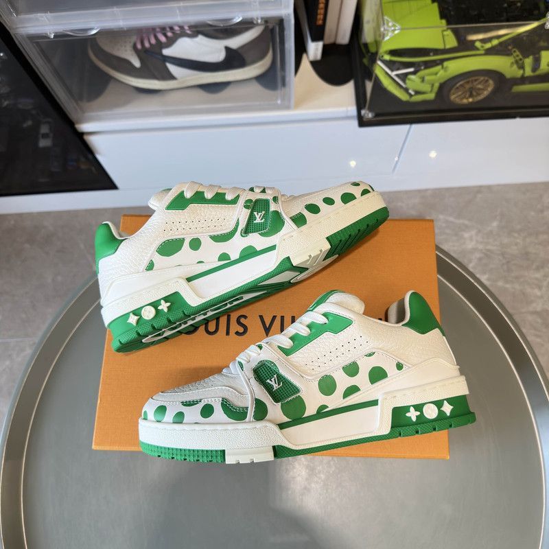 Louis Vuitton Yayoi Kusama x Louis Vuitton Low-Top Trainers -2508 Size US 6.5 / EU 39-40 - 3 Thumbnail
