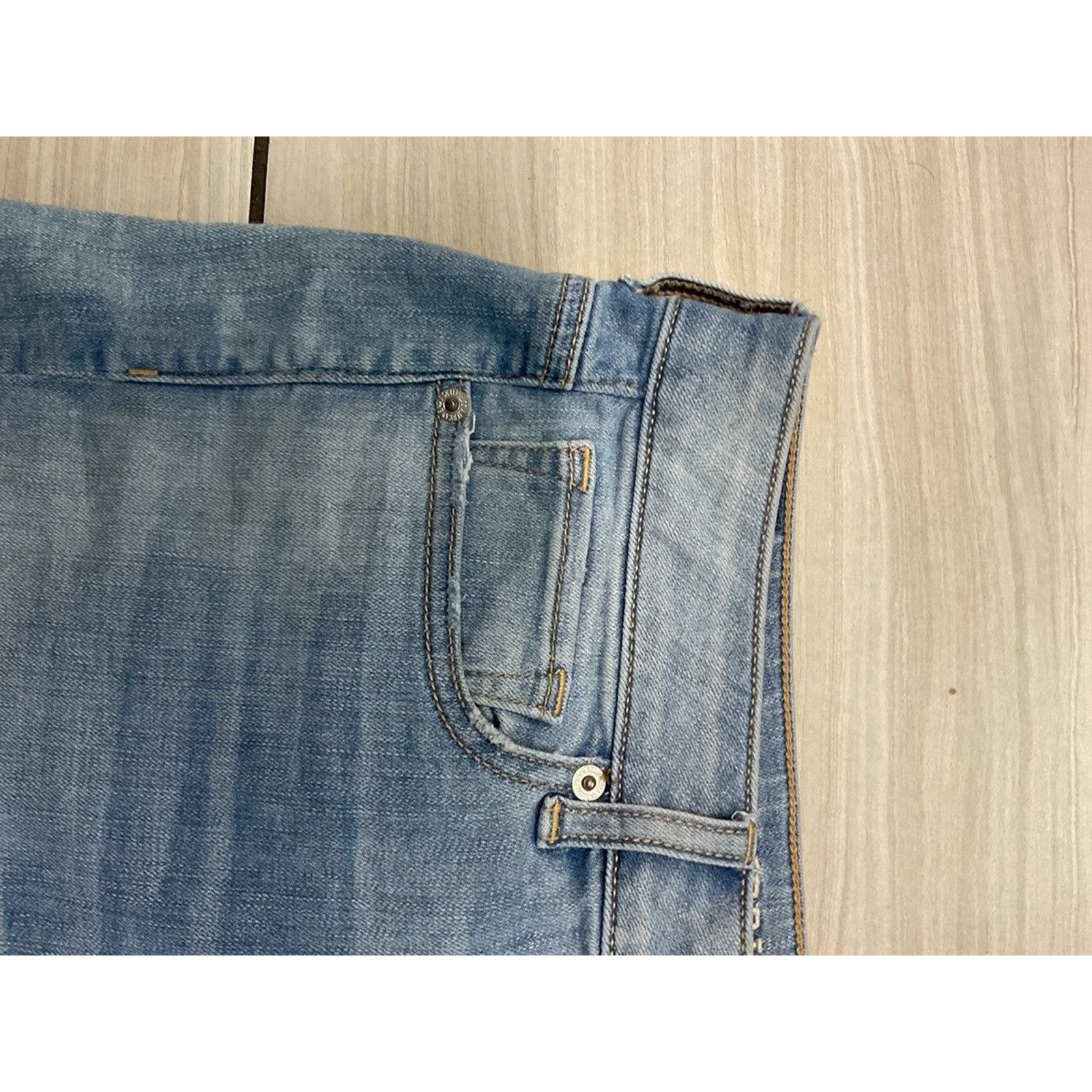American Eagle Outfitters American Eagle Women’s Super Stretch X Denim Shorts Size 32" / US 10 / IT 46 - 6 Thumbnail