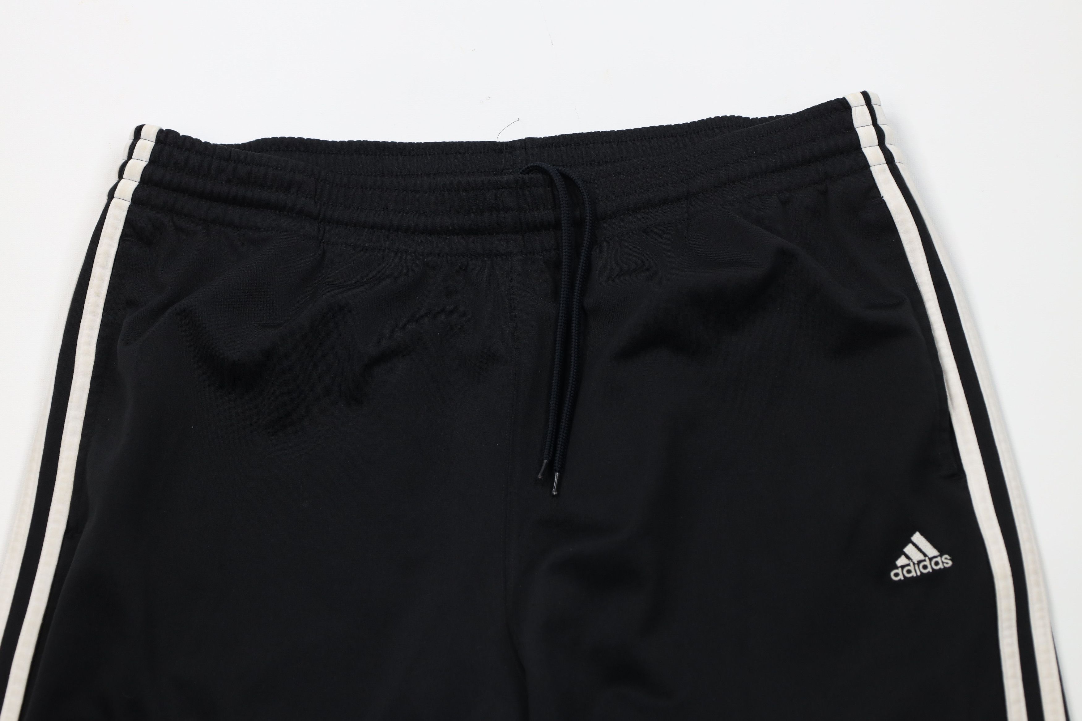 Adidas Vintage Y2K Adidas Striped Wide Leg Sweatpants Pants Black Size US 34 / EU 50 - 2 Thumbnail