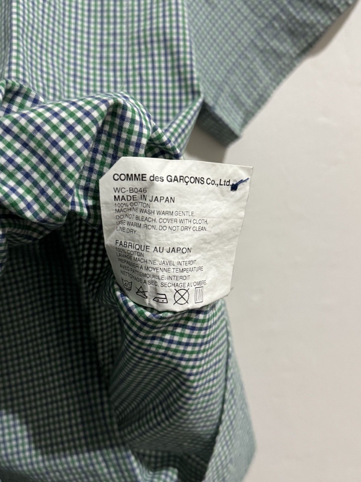 Comme des Garcons Junya Watanabe Comme des Garcons AD2008 Shirt Size US S / EU 44-46 / 1 - 7 Thumbnail