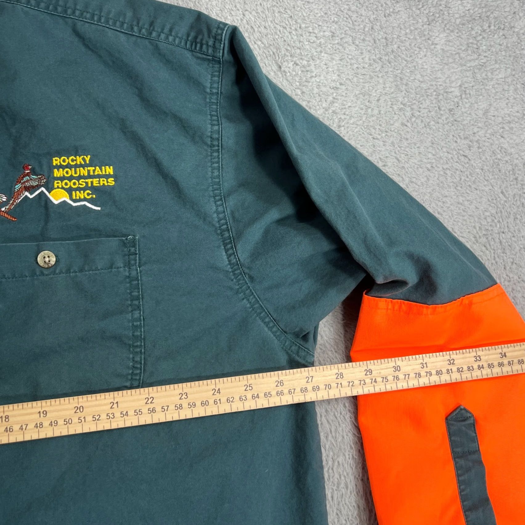 Vintage VINTAGE Columbia Shirt Mens 2XL Green NeON Orange Hunting Outdoors Shooting Button Up Size US XXL / EU 58 / 5 - 6 Thumbnail