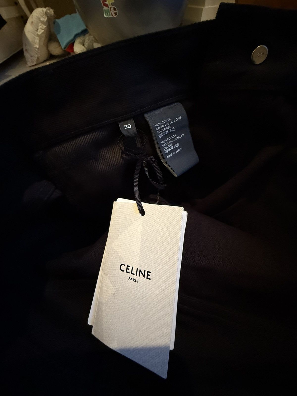 Celine Holy Grail FW21 Celine raw hem flared dylan black jeans 30 Size US 30 / EU 46 - 21 Thumbnail