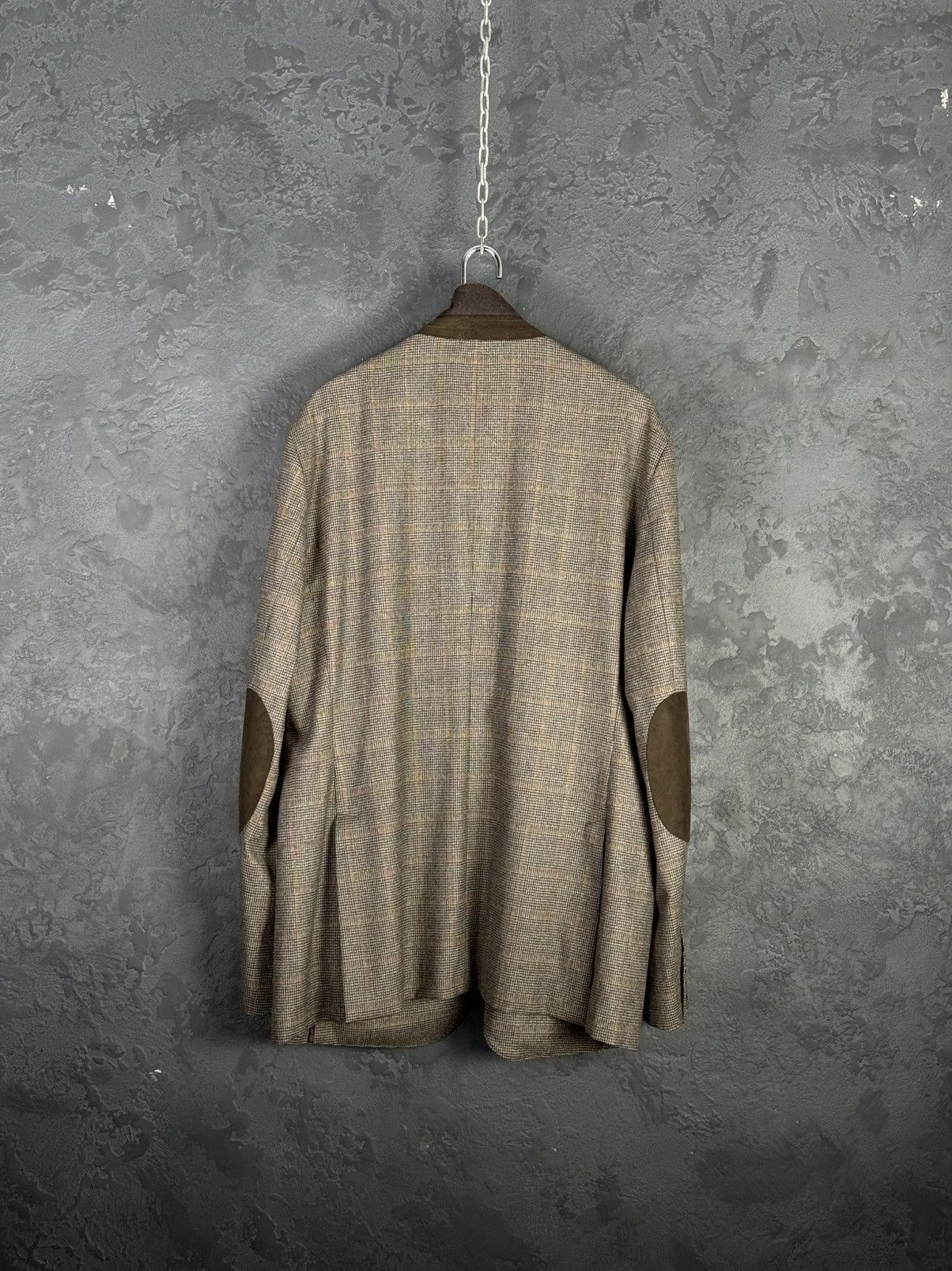 Hackett Men's Hackett London Loro Piana Wool Check Blazer Jacket Size US XL / EU 56 / 4 - 8 Thumbnail