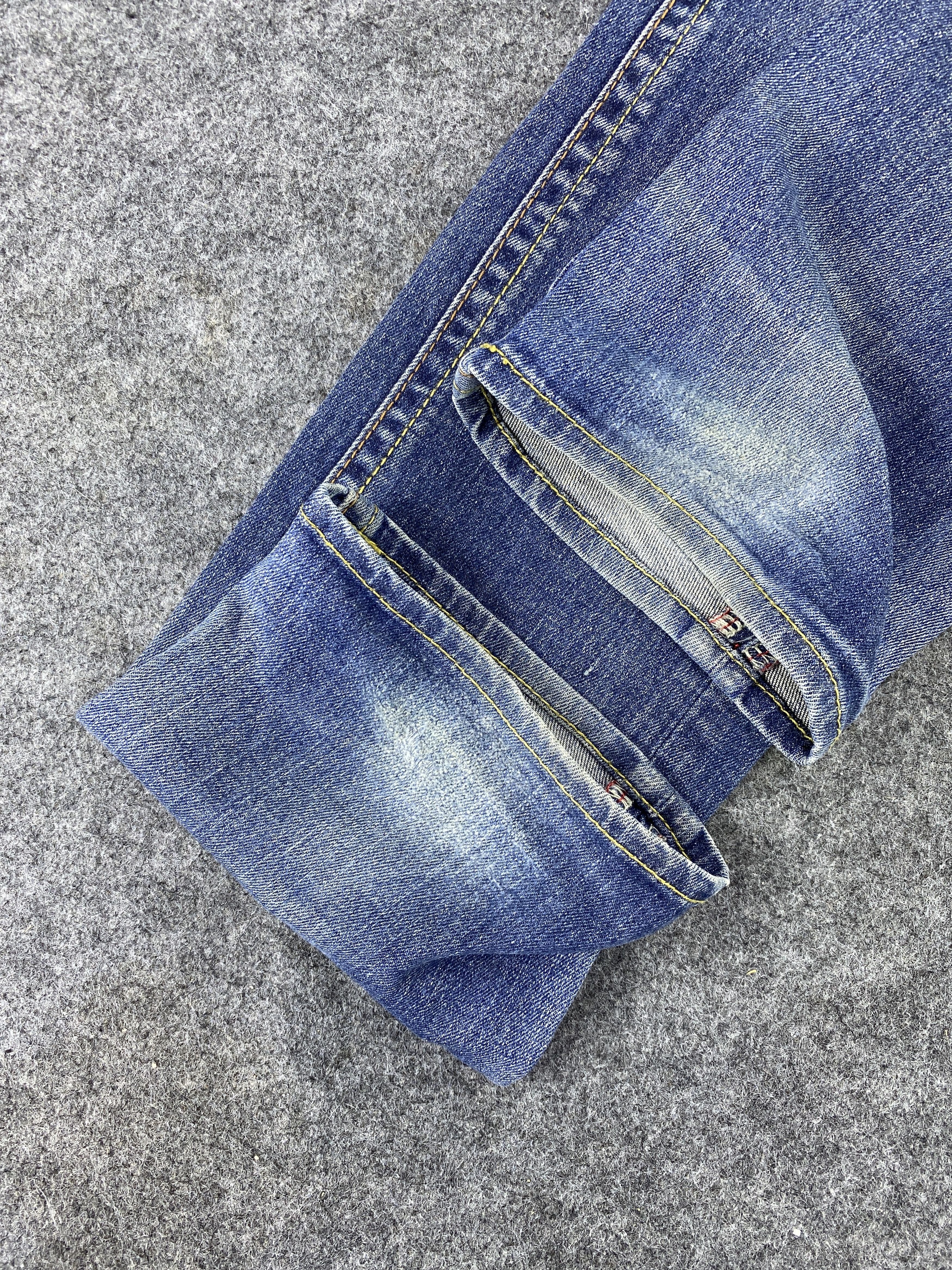 Japanese Brand Japanese Brand Blue Wash Jeans - J1095 Size 29" - 12 Thumbnail