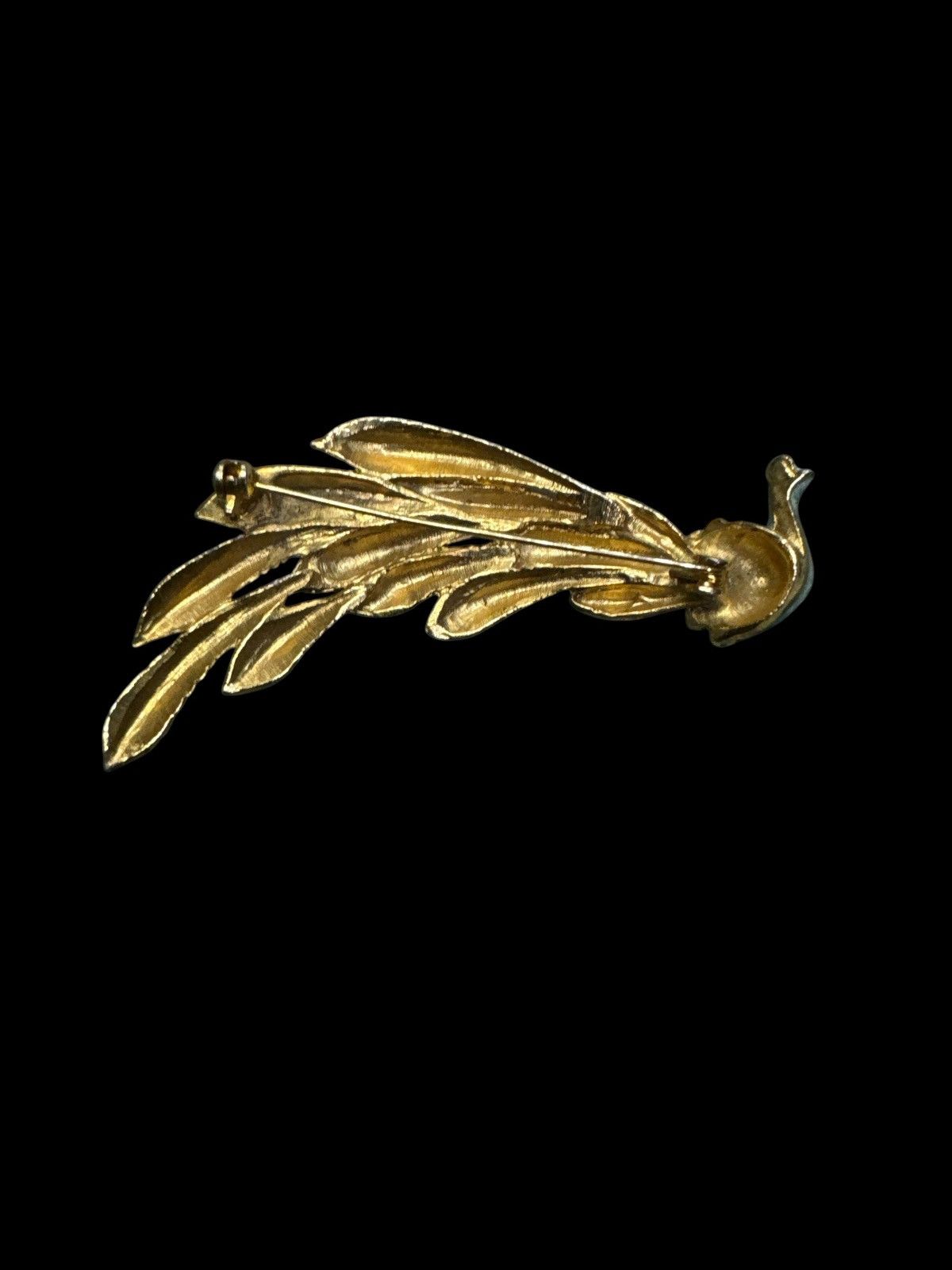 Jewelry JOMAZ JOSEPH MAZER PEACOCK MOTIVE BROOCH PIN Size ONE SIZE - 2 Thumbnail