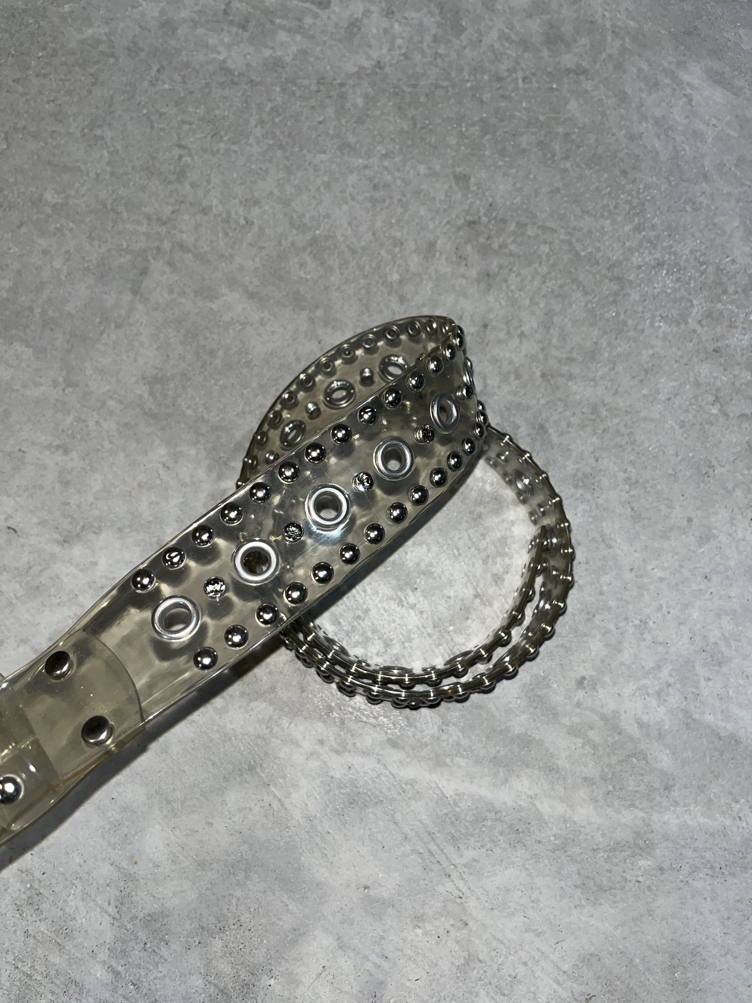 Hysteric Glamour Clear PVC Swarvoski Studded belt Size ONE SIZE - 5 Thumbnail