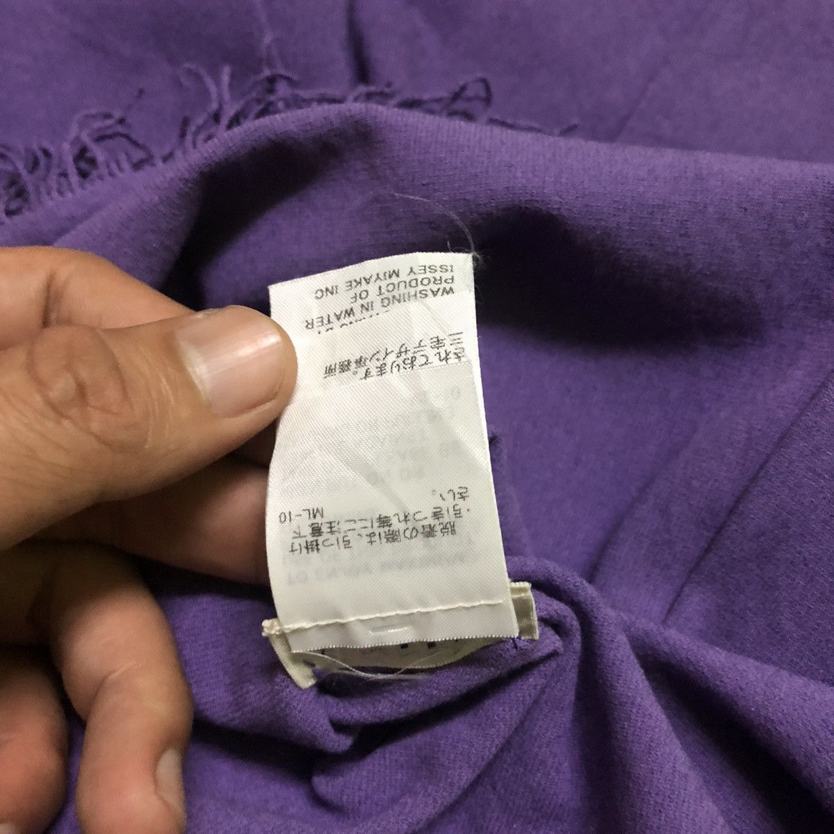 Issey Miyake Issey Miyake A-POC Vintage Fringe Turtleneck Top Purple M Size M / US 6-8 / IT 42-44 - 10 Thumbnail
