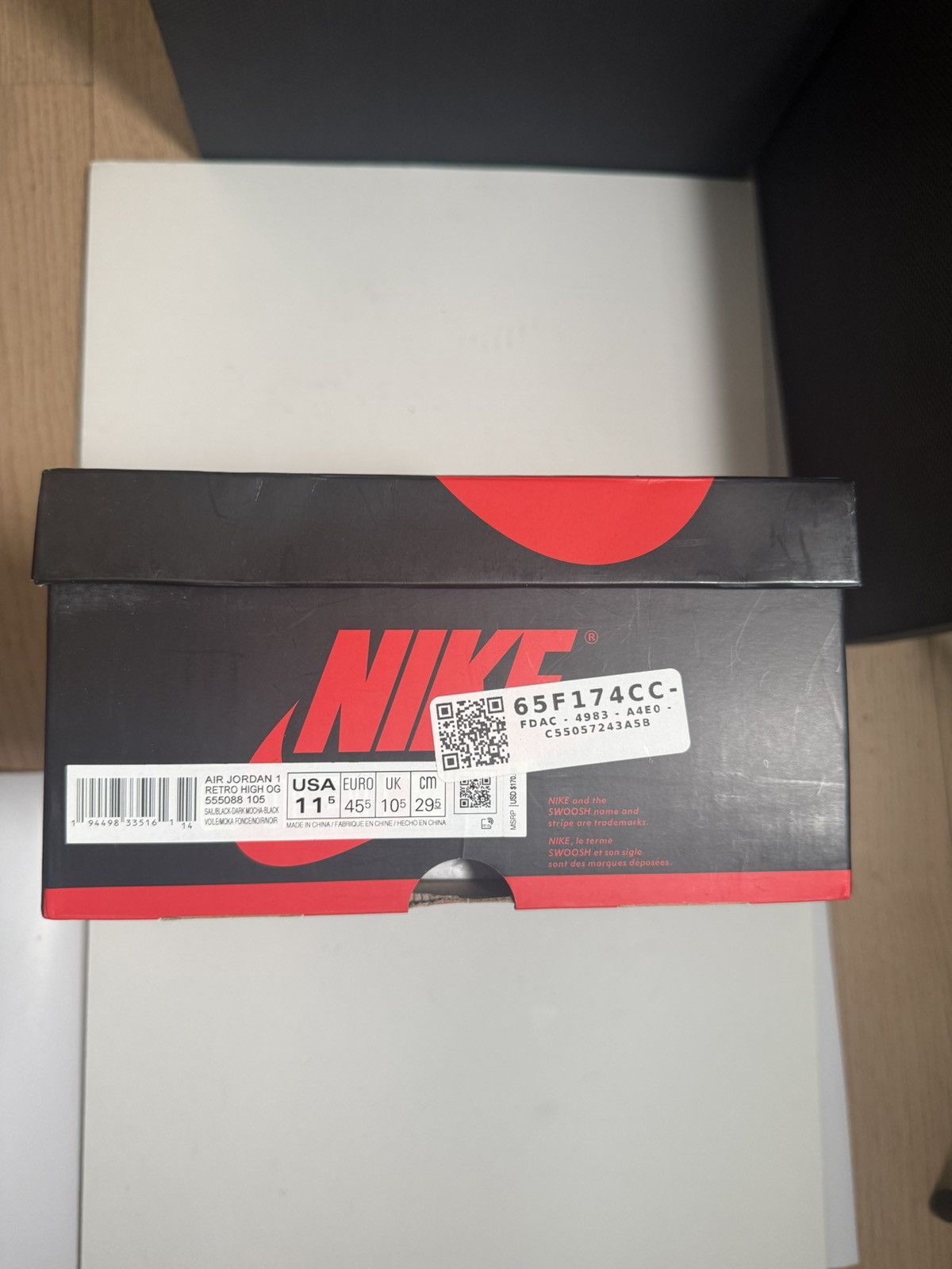 Jordan Brand Jordan 1 High - Dark Mocha Size US 11.5 / EU 44-45 - 8 Thumbnail