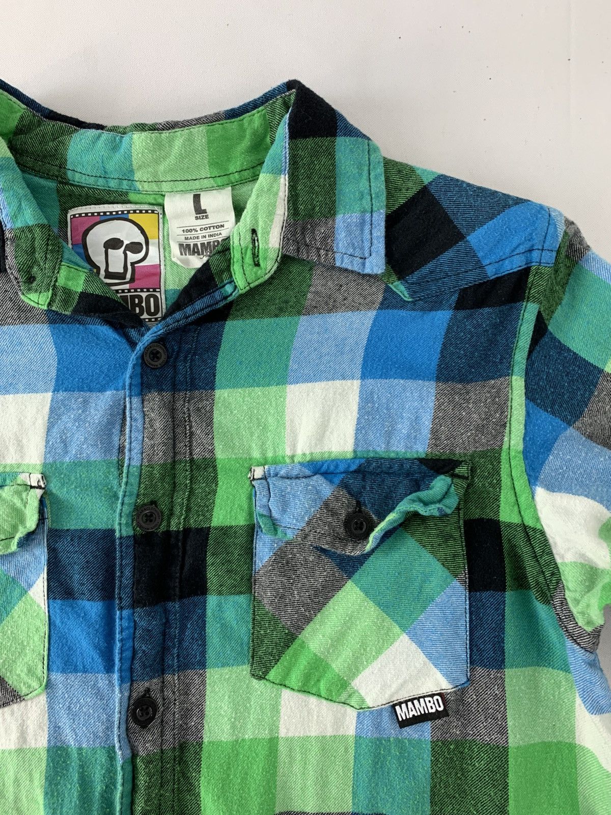 Mambo Mambo Plaid Checked Flannel Button Up Shirt Longsleeve Size US M / EU 48-50 / 2 - 4 Thumbnail