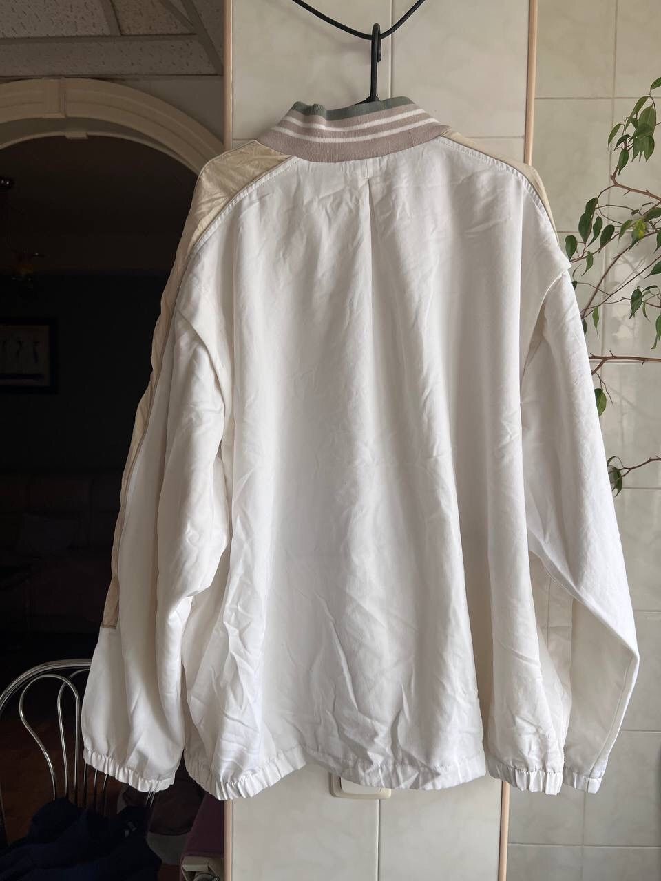 Nike × Vintage 90s Nike Vintage Challenge Court Cotton Bomber Jacket Size US XXL / EU 58 / 5 - 10 Thumbnail